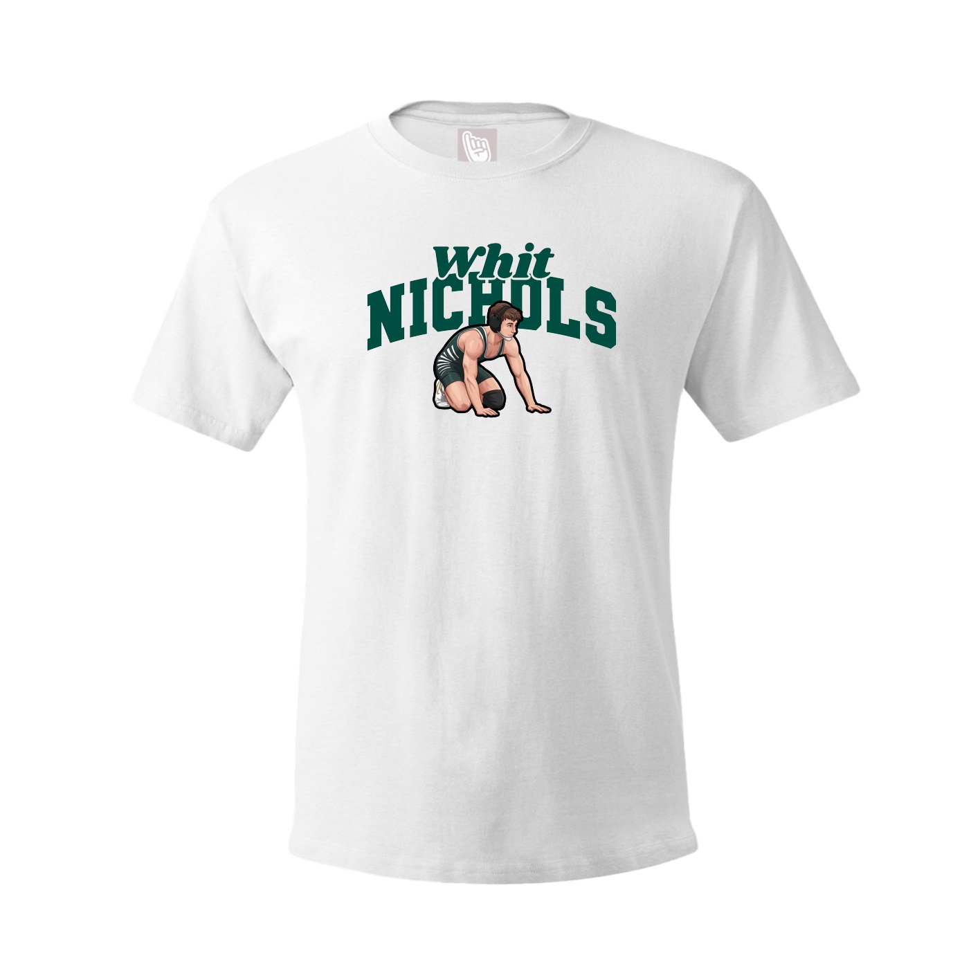 Youth Tee — Signature Arch in White