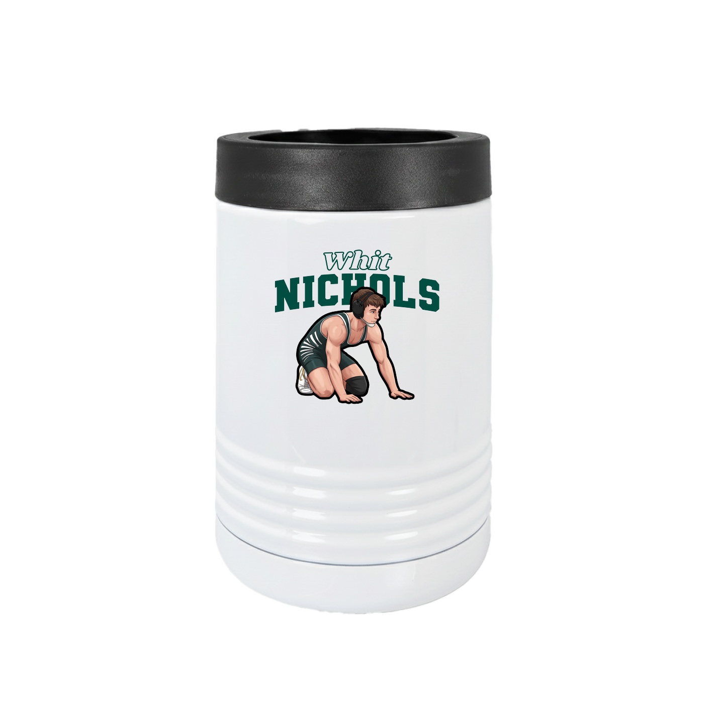 Beverage Holder — Name Arch in White