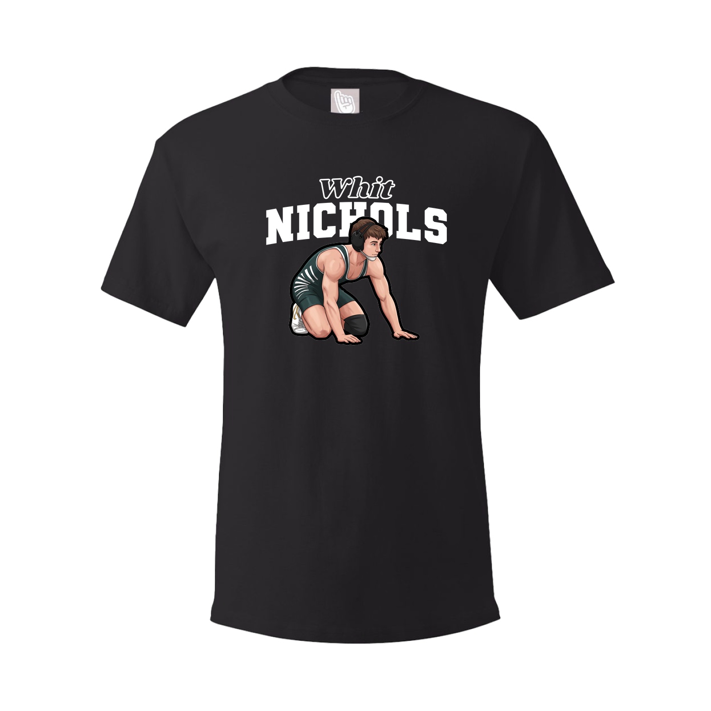 Youth Tee — Name Arch in Black