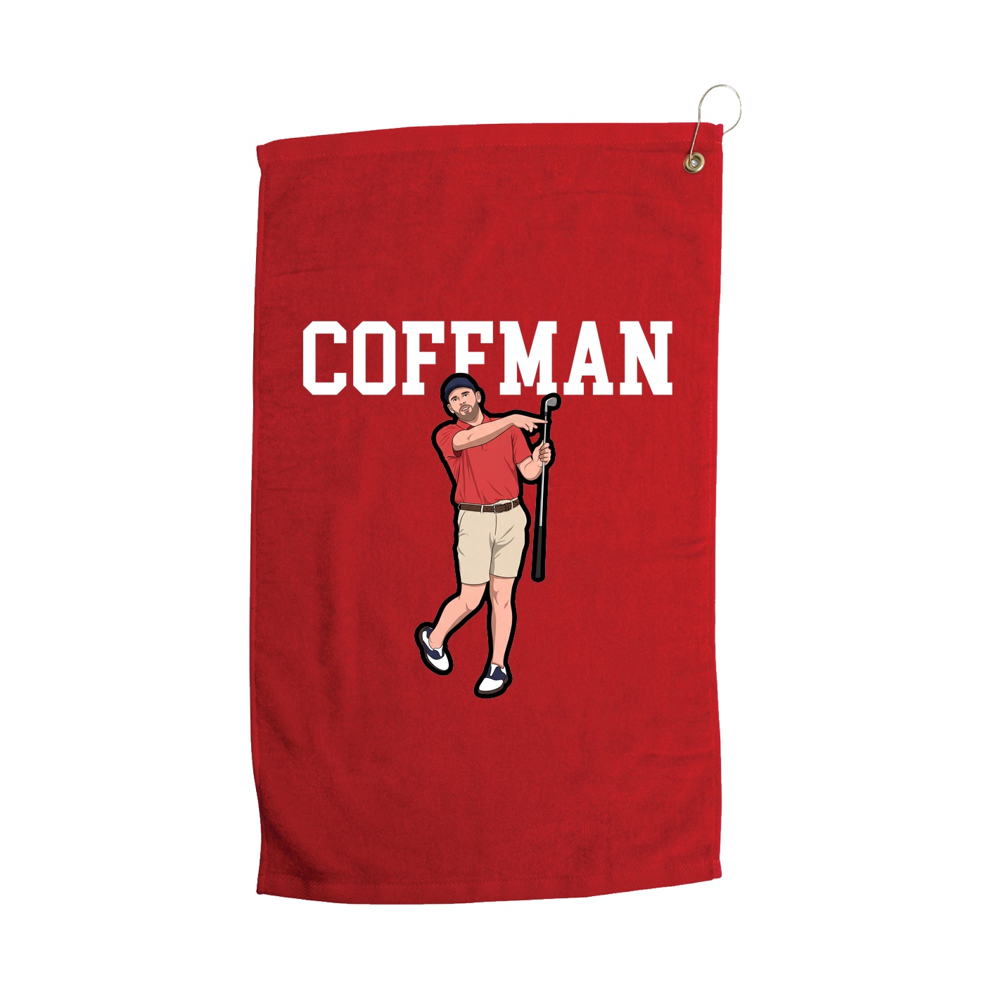 Golf Towel — Shirsey in Red