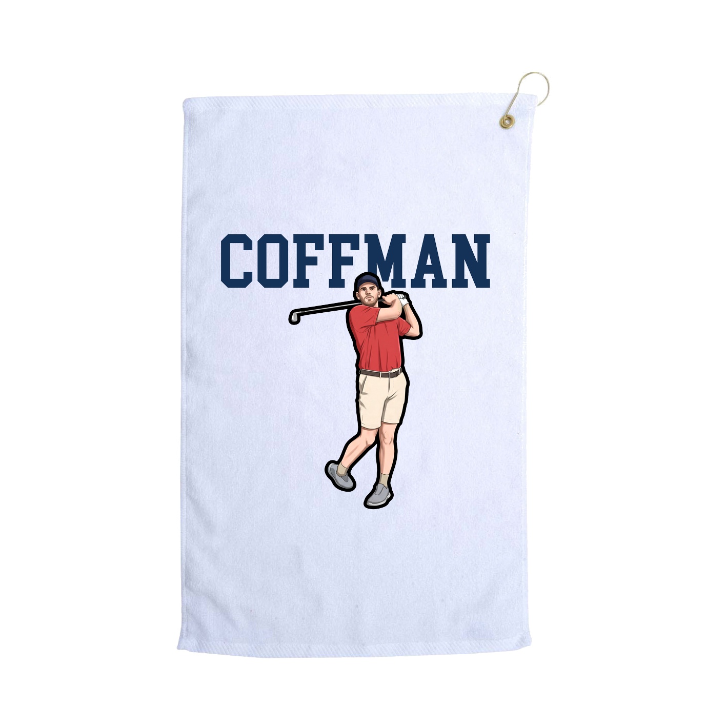 Golf Towel — Shirsey in White