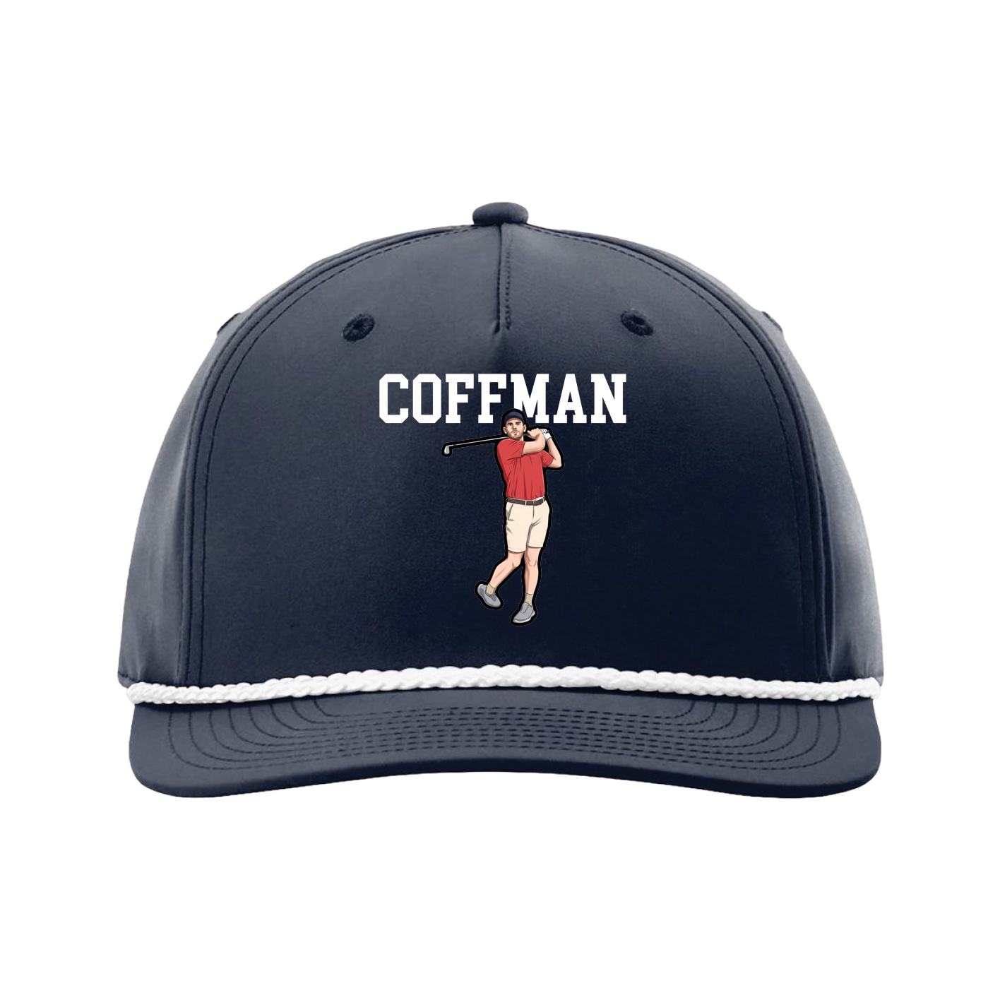 Five-Panel Classic Rope Cap — Shirsey in Navy