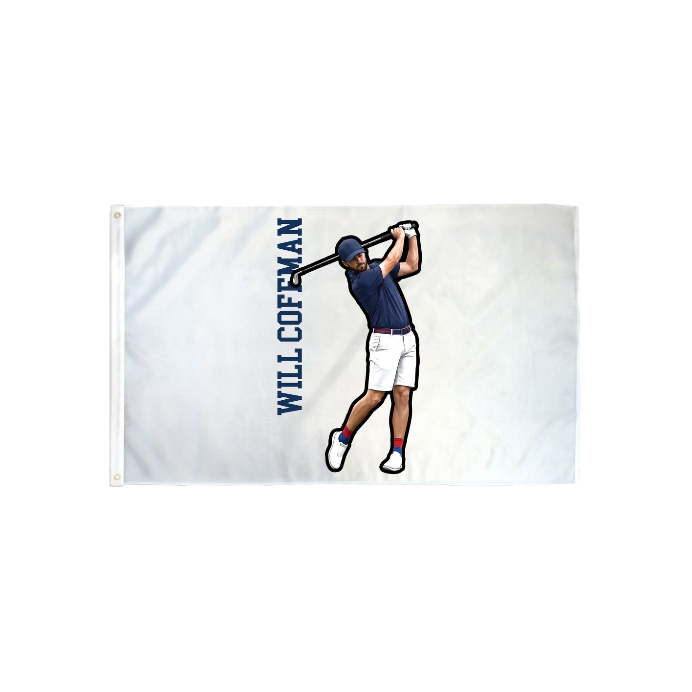 3x5 Flag — Name Vertical in Classic