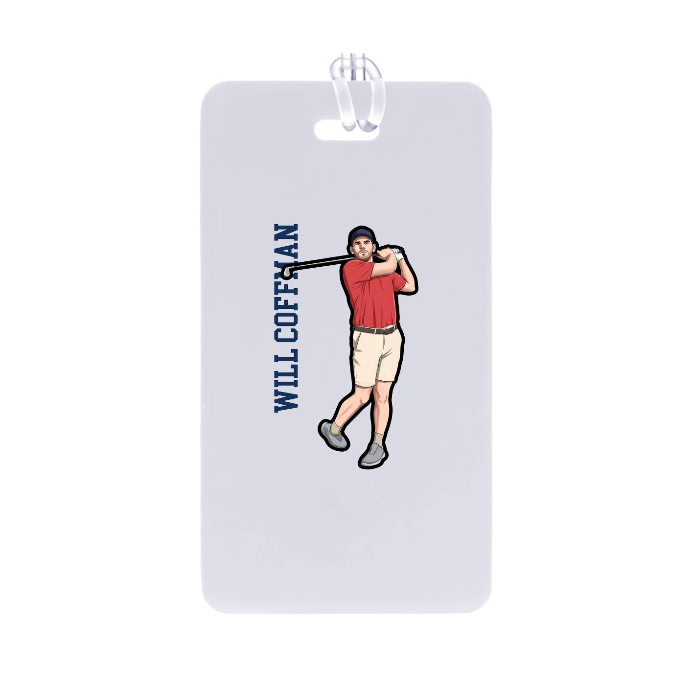 Bag Tag — Name Vertical in Classic