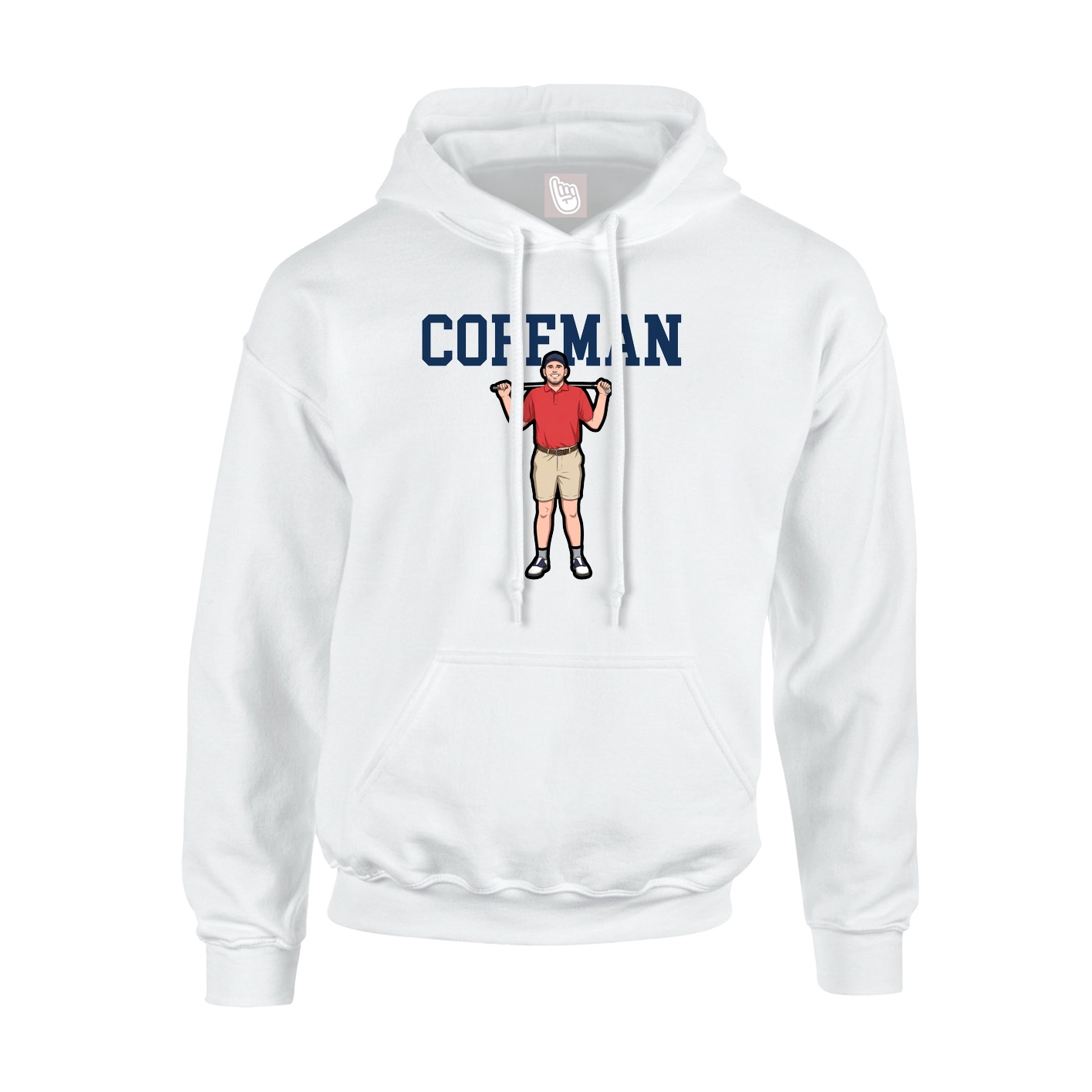 Hoodie — Shirsey in White