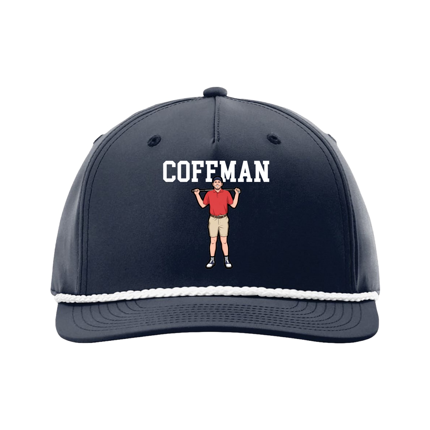 Five-Panel Classic Rope Cap — Shirsey in Navy