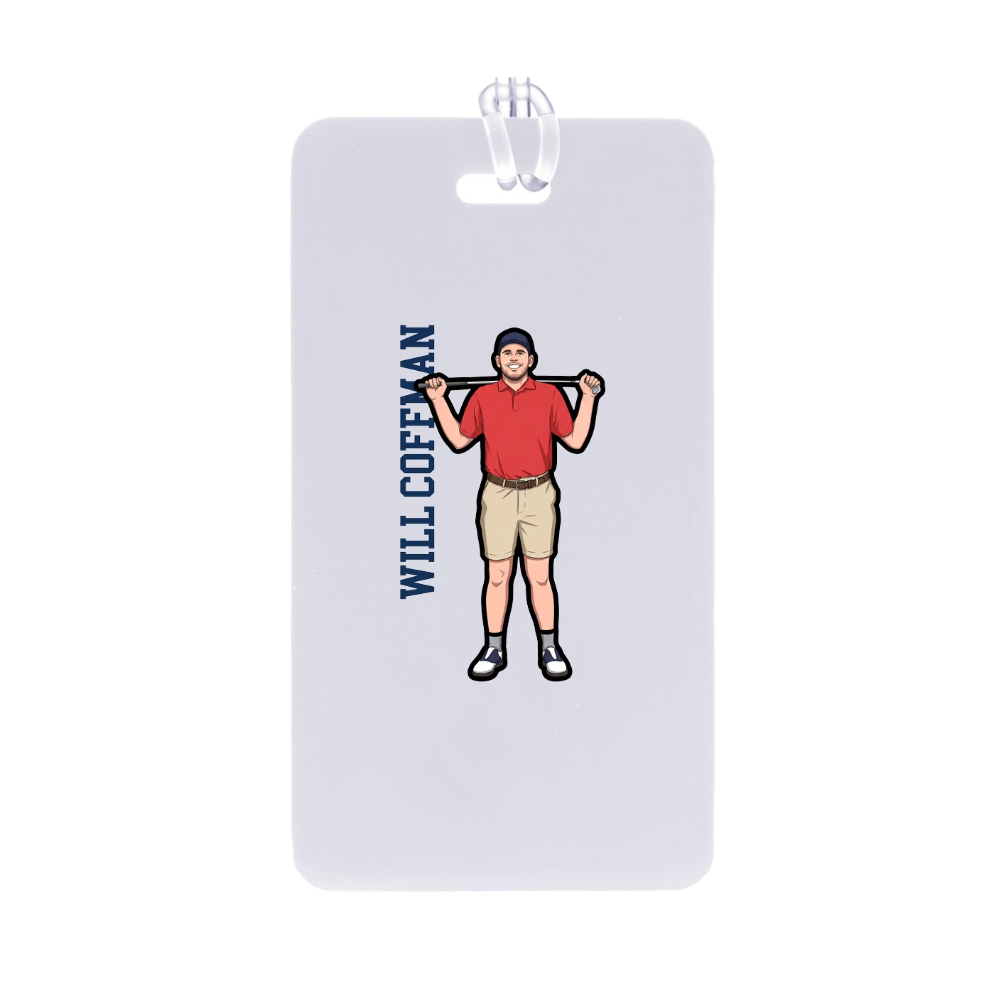 Bag Tag — Name Vertical in Classic