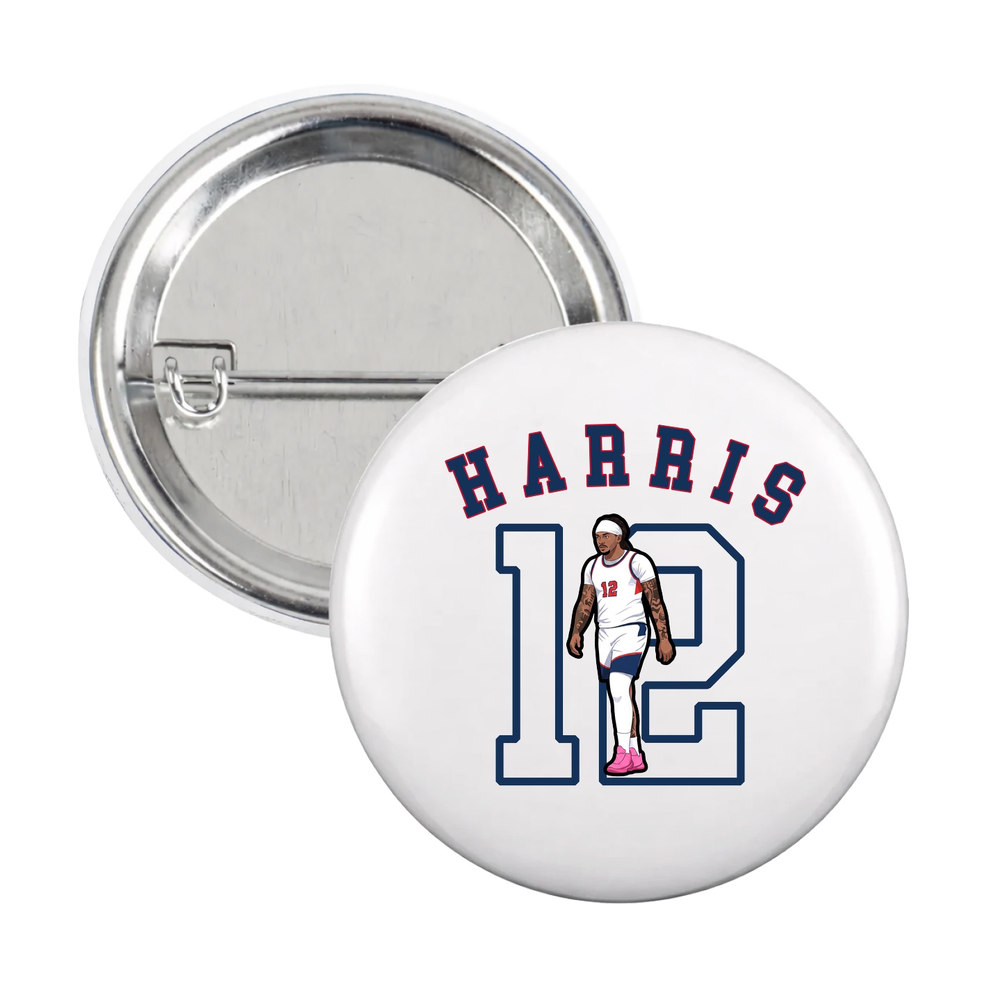 Game Day Button — Shirsey Arch in White