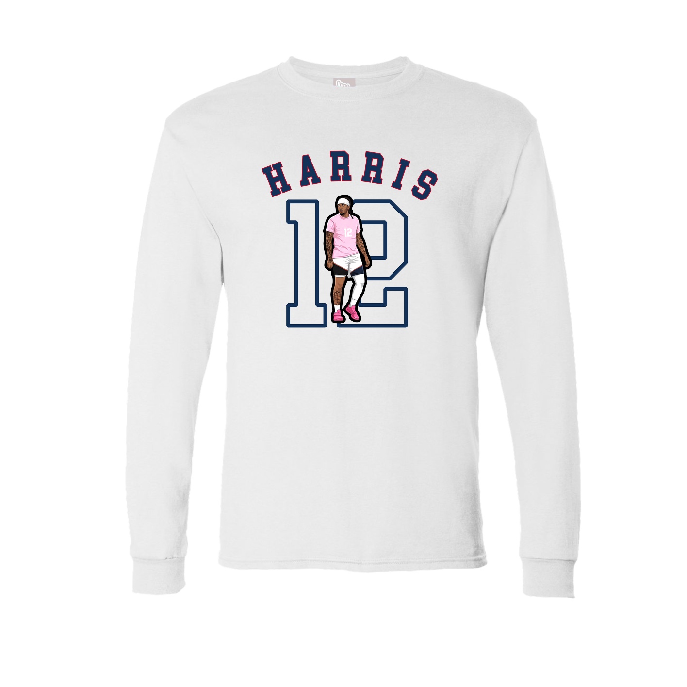 Long Sleeve Tee — Shirsey Arch in White