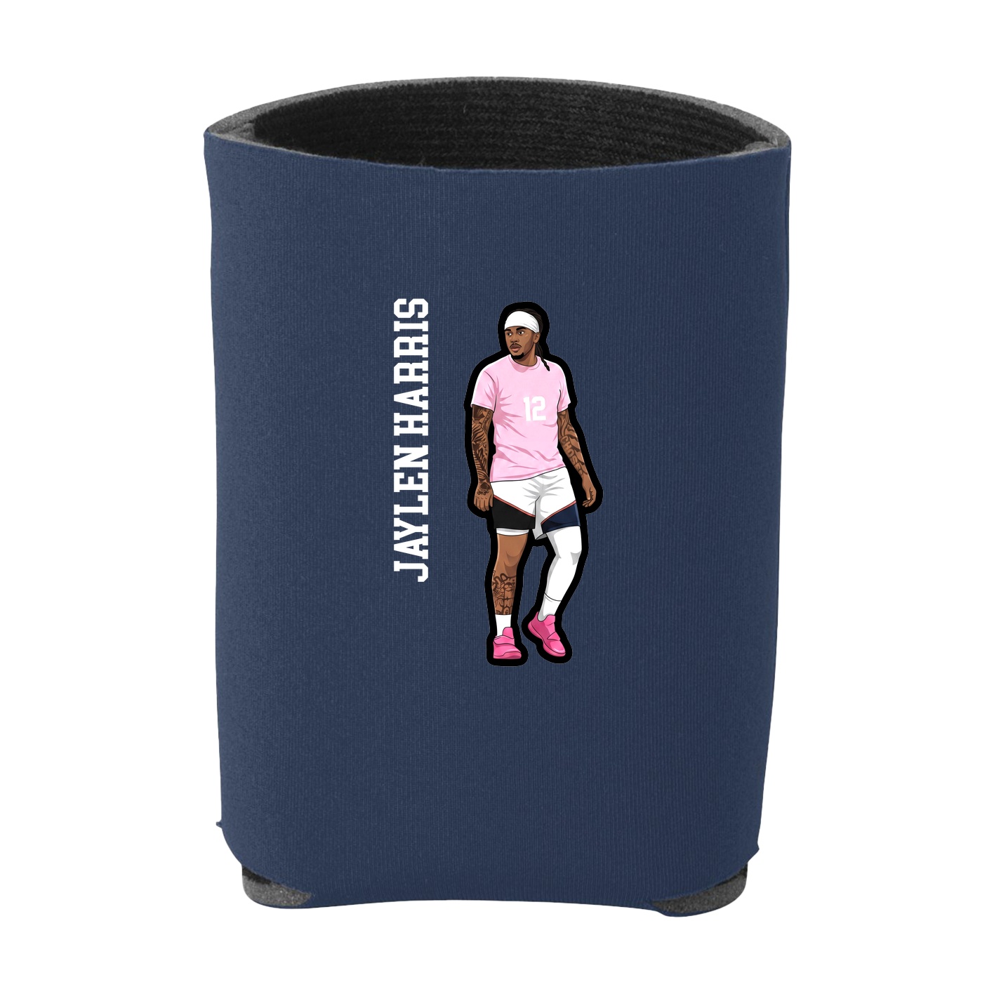 Can Holder — Name Vertical in Navy