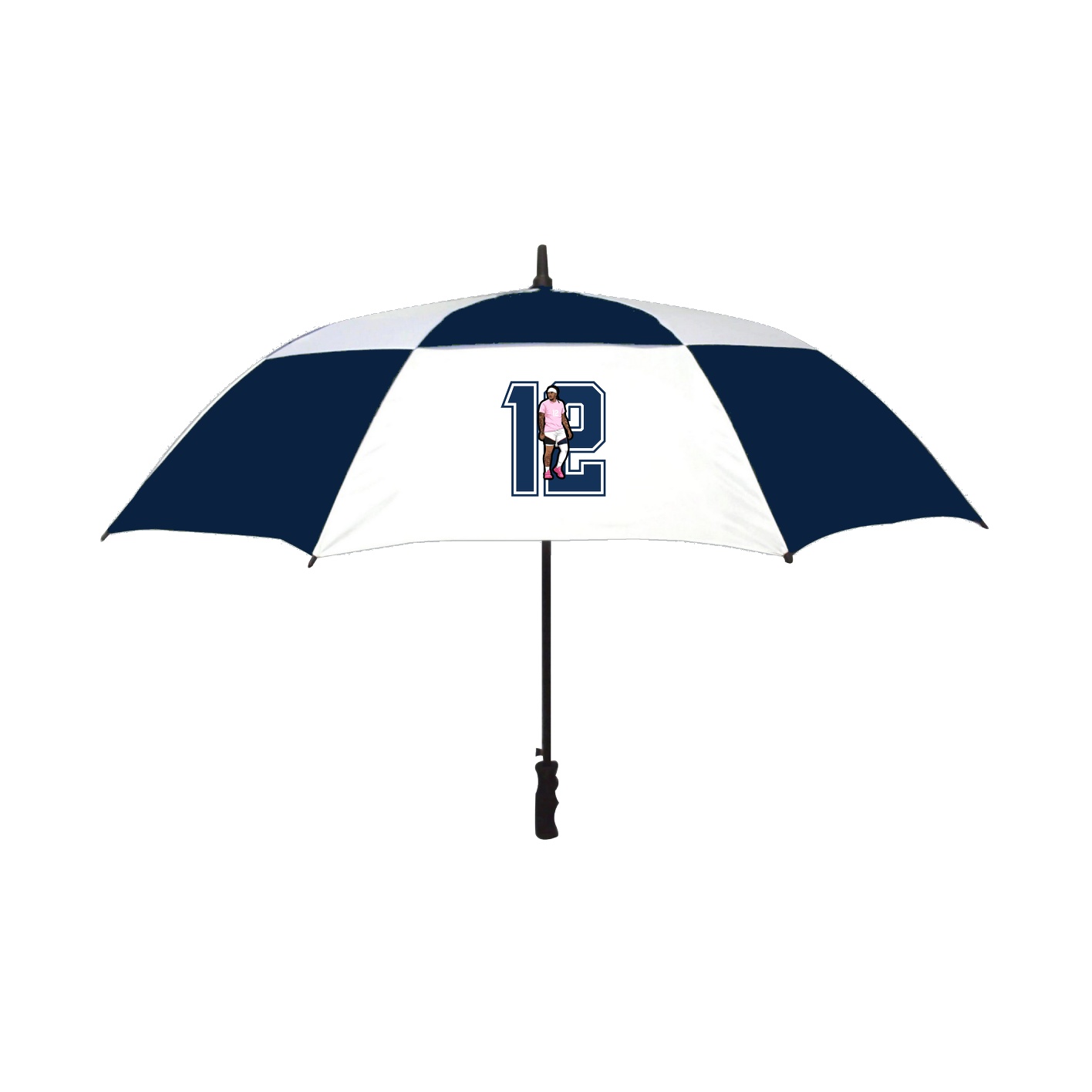 Golf Umbrella — Number in Navy