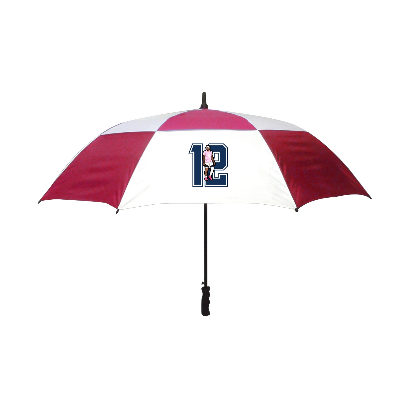 Golf Umbrella — Number in Red