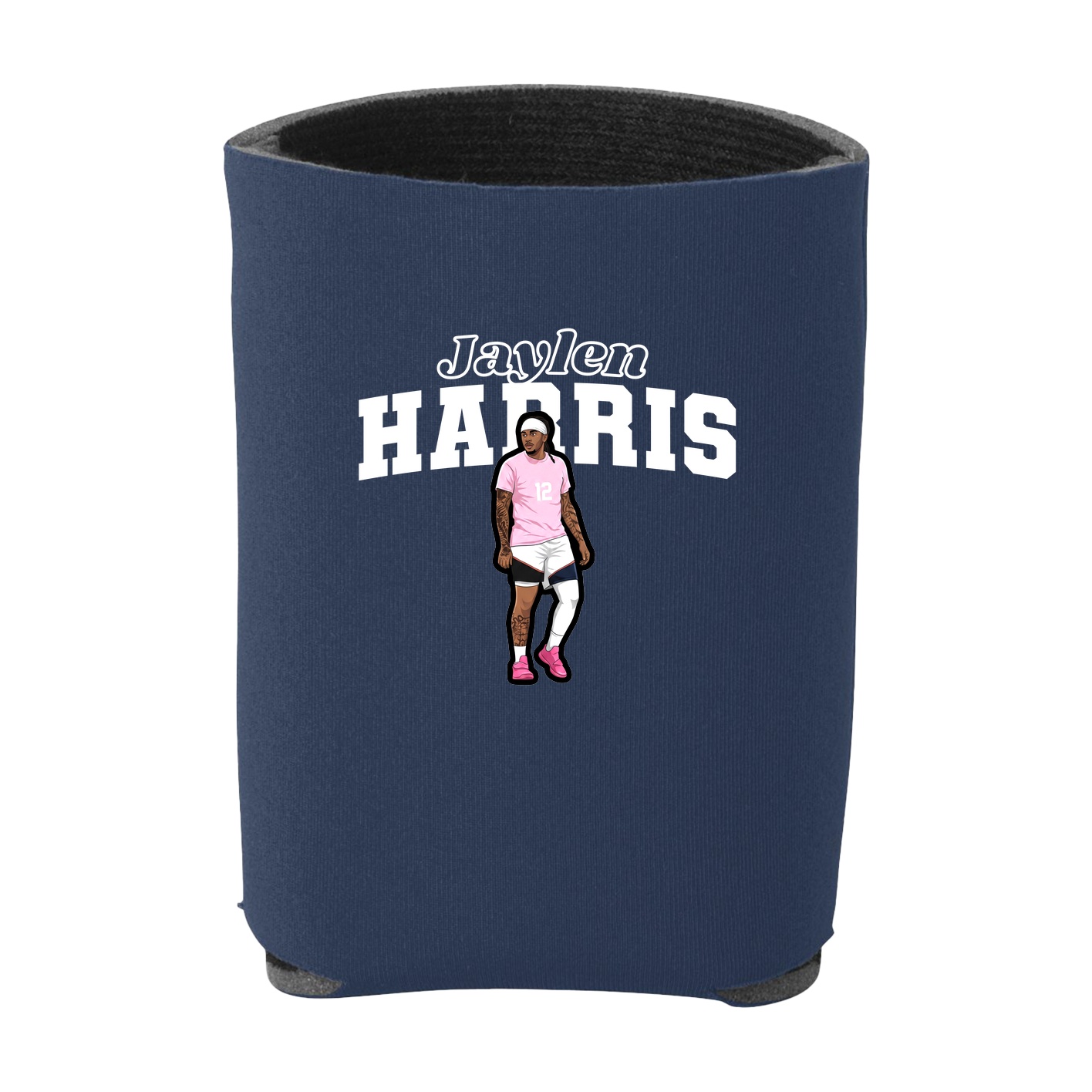 Can Holder — Name Arch in Navy