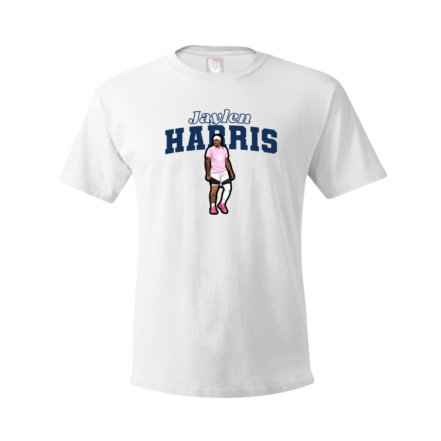 Tee — Name Arch in White