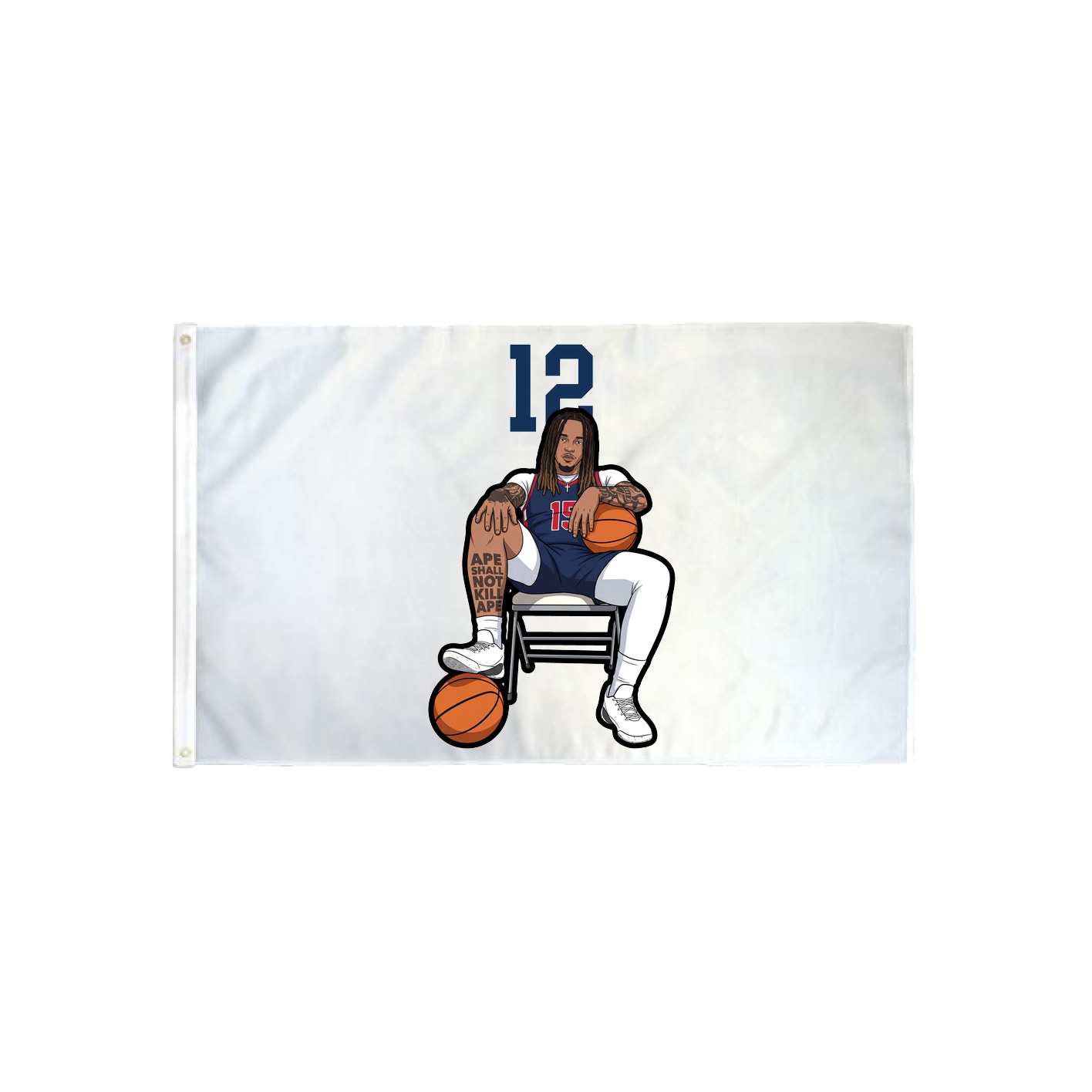 3x5 Flag — Number Top in Classic