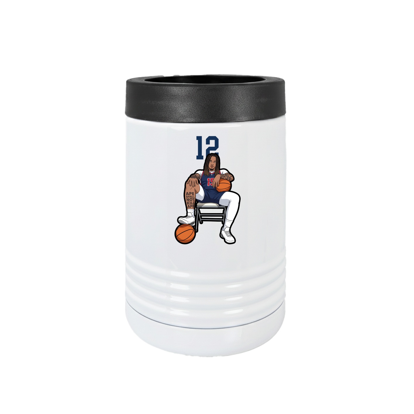Beverage Holder — Number Top in White