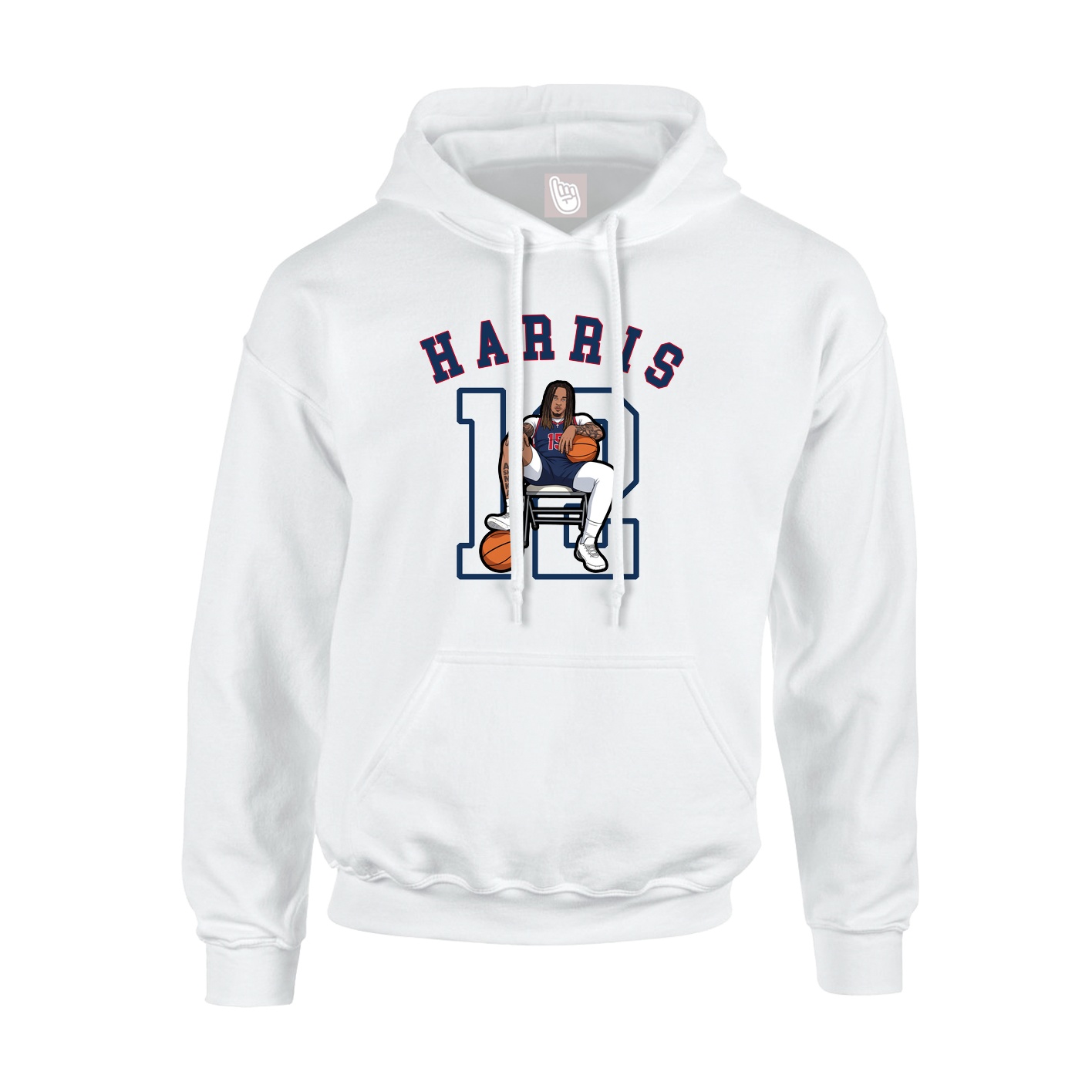 Youth Hoodie — Shirsey Arch in White