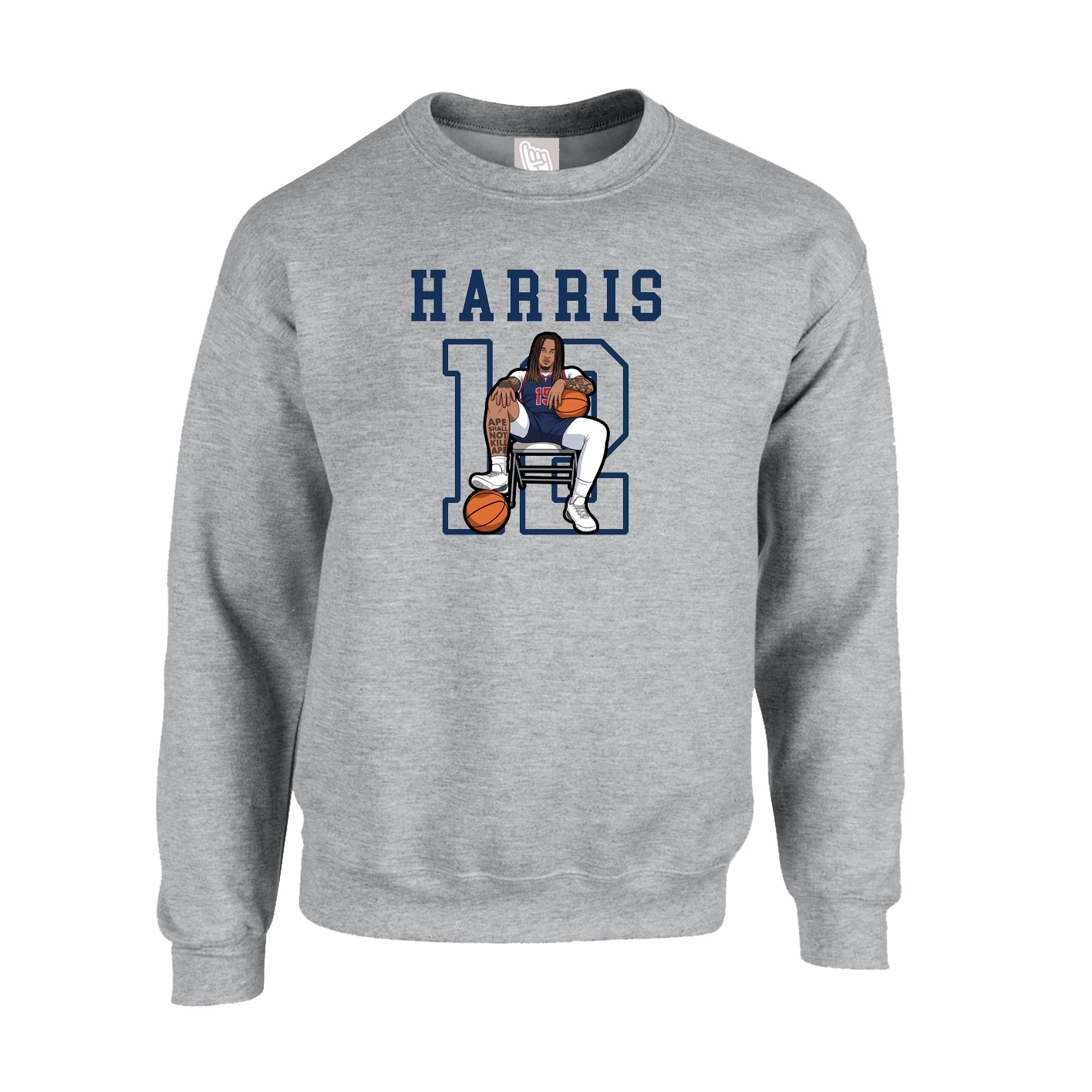 Fleece Crew — Shirsey in Grey
