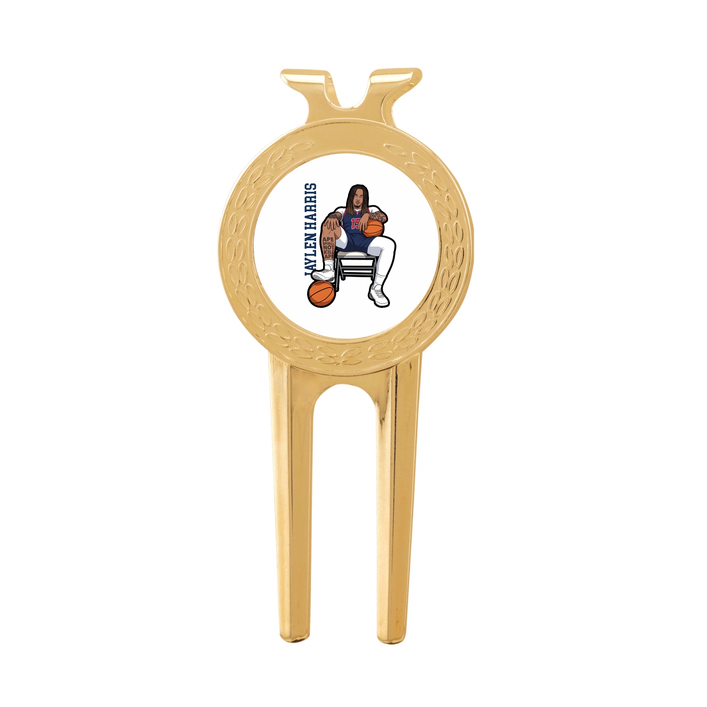 Divot Tool with Ball Marker — Name Vertical in Classic