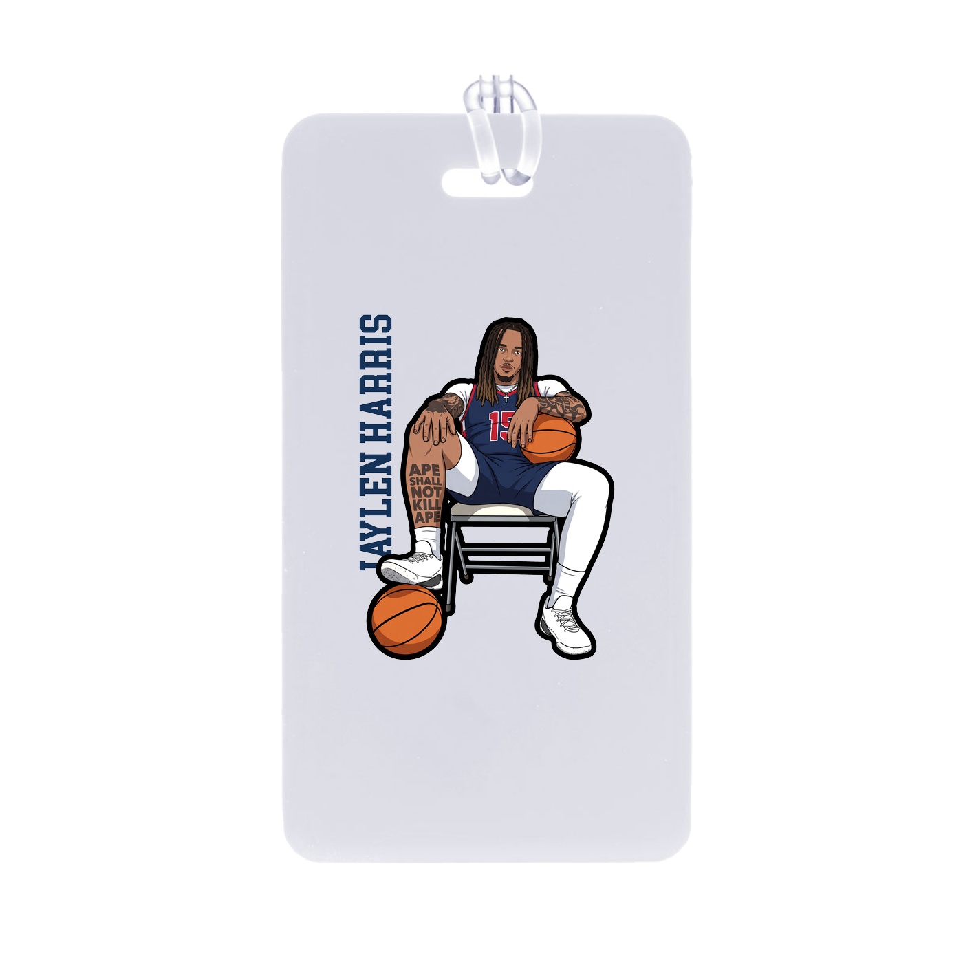 Bag Tag — Name Vertical in Classic