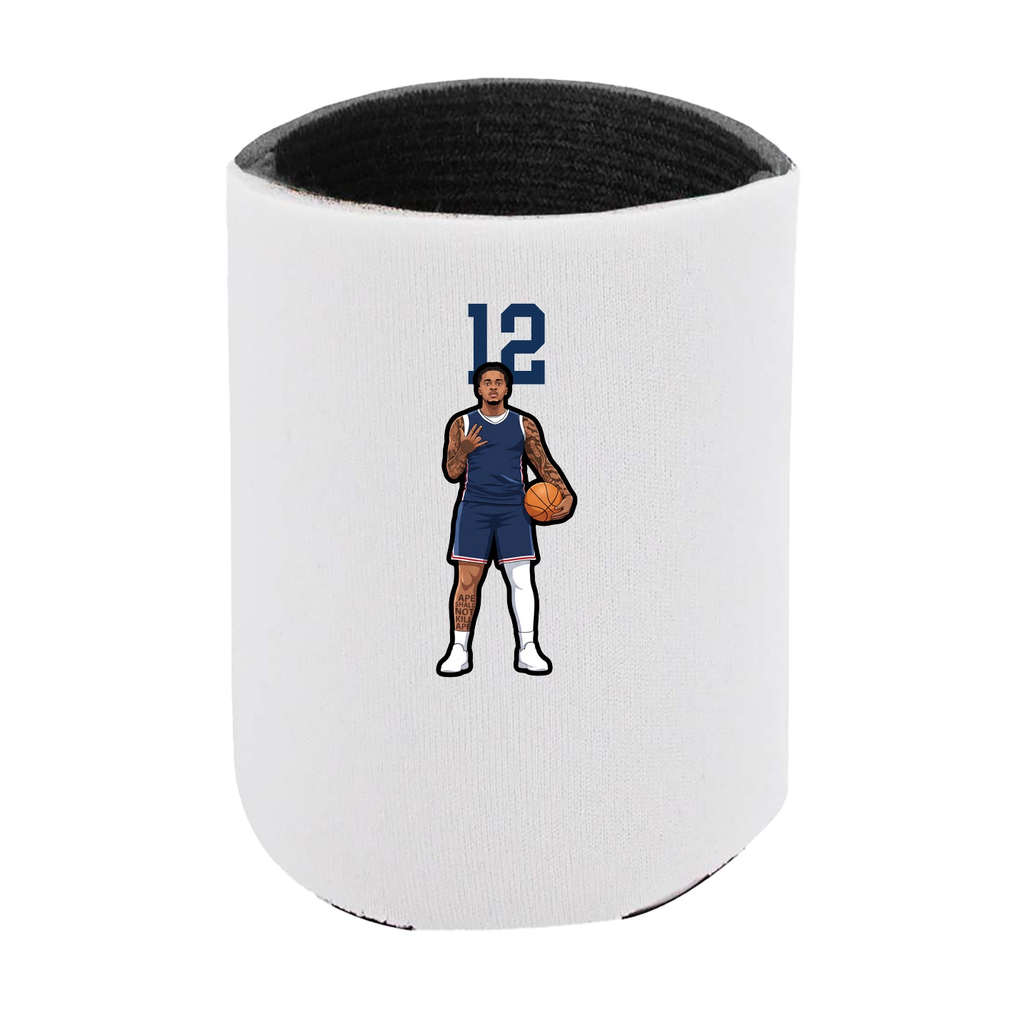 Can Holder — Number Top in White