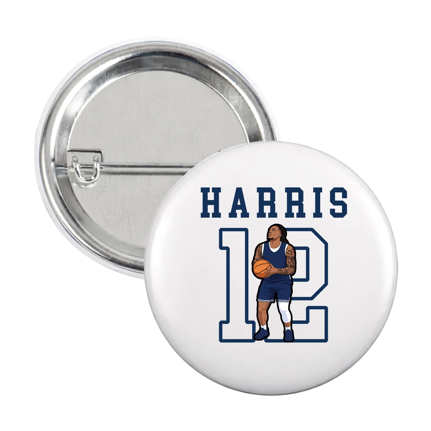 Game Day Button — Shirsey in White