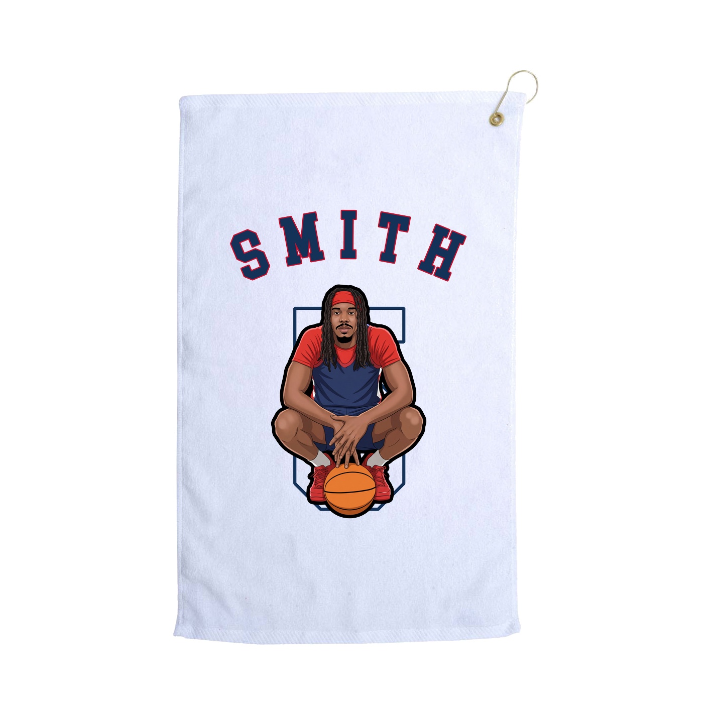 Golf Towel — Shirsey Arch in White
