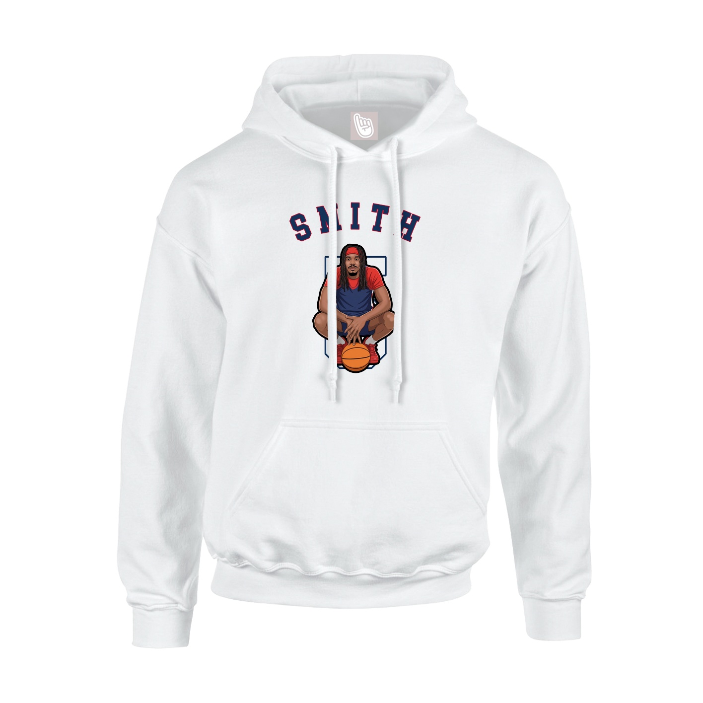 Youth Hoodie — Shirsey Arch in White