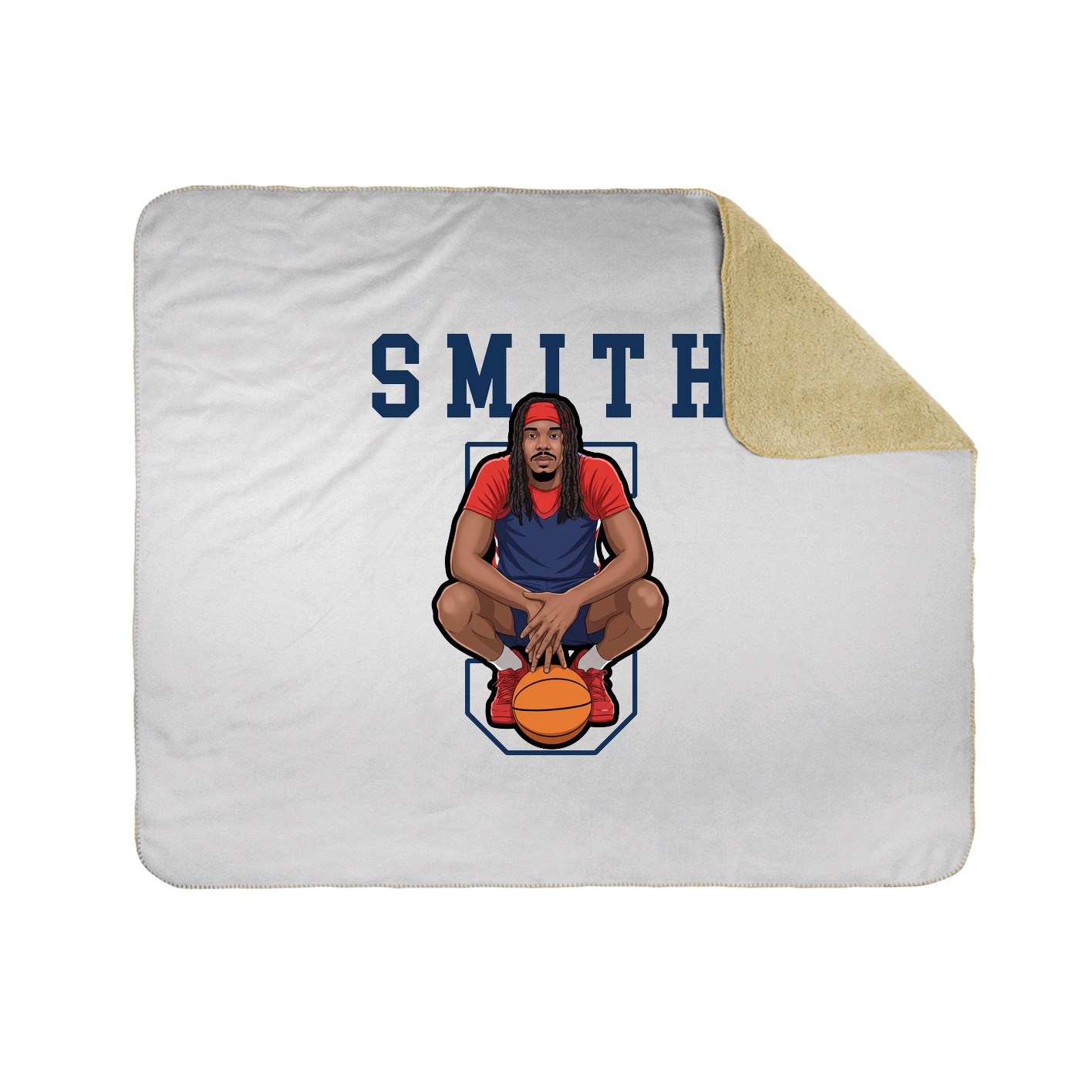 50x60 Sherpa Lined Throw Blanket