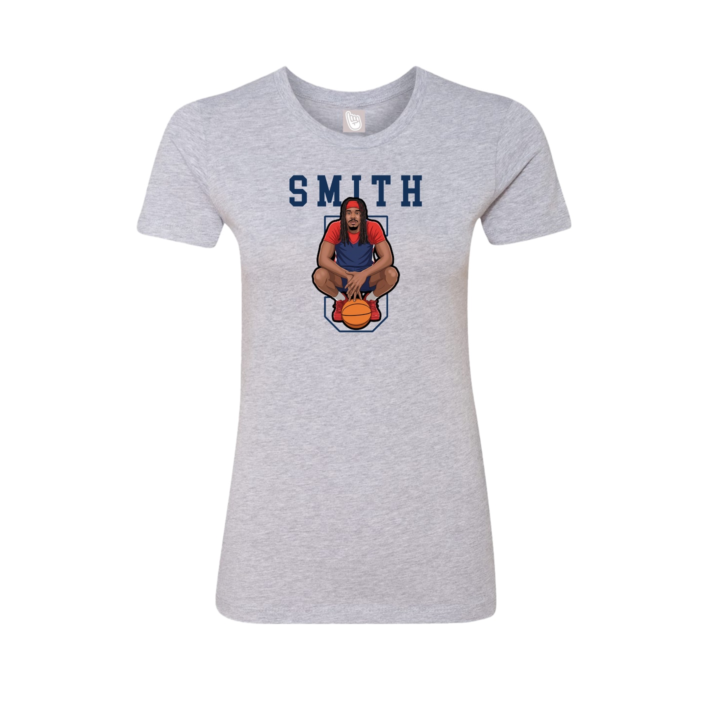 Fitted Women's Tee — Shirsey in Grey