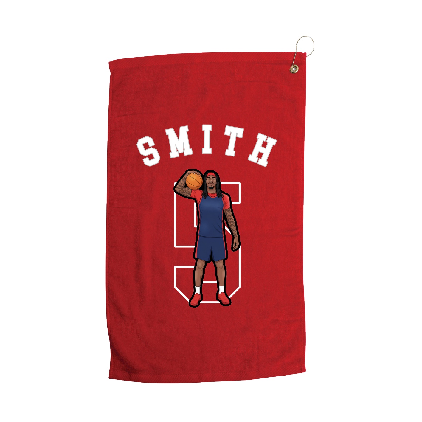 Golf Towel — Shirsey Arch in Red