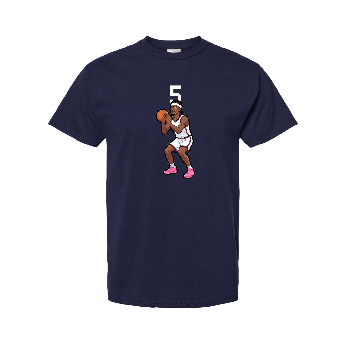 Tee — Number Top in Navy
