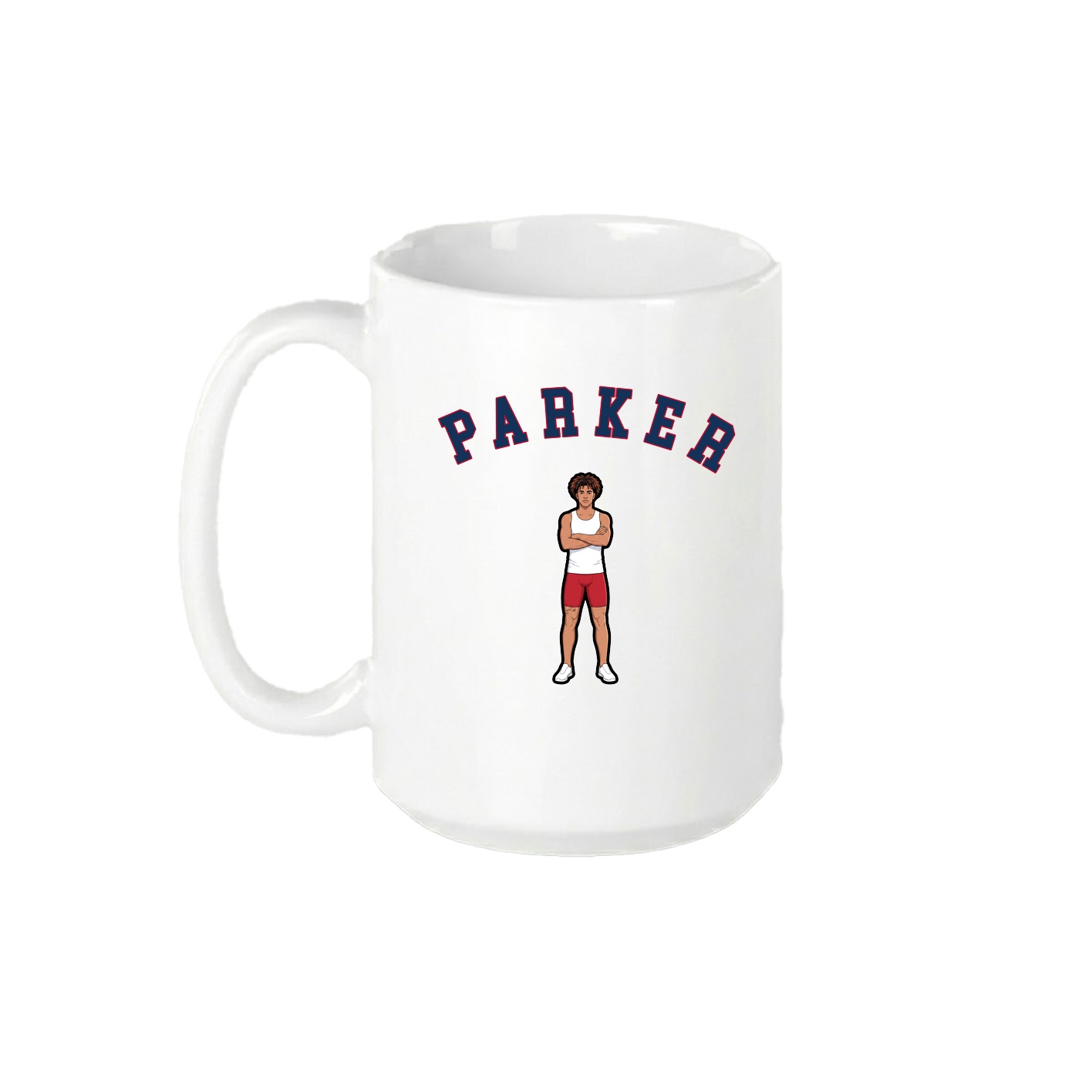 15oz Coffee Mug — Shirsey Arch in White