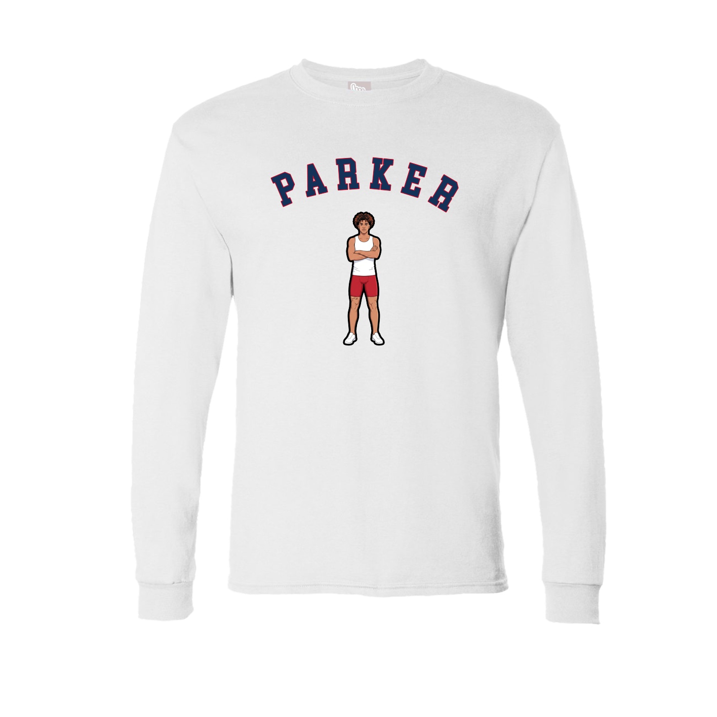 Long Sleeve Tee — Shirsey Arch in White