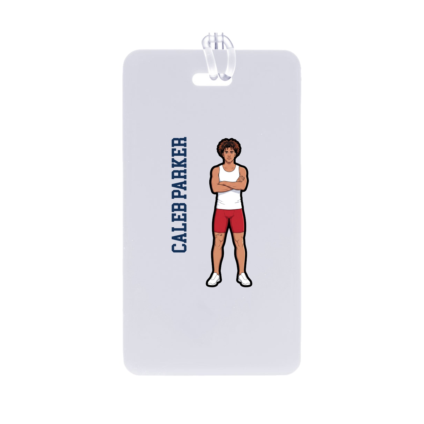 Bag Tag — Name Vertical in Classic
