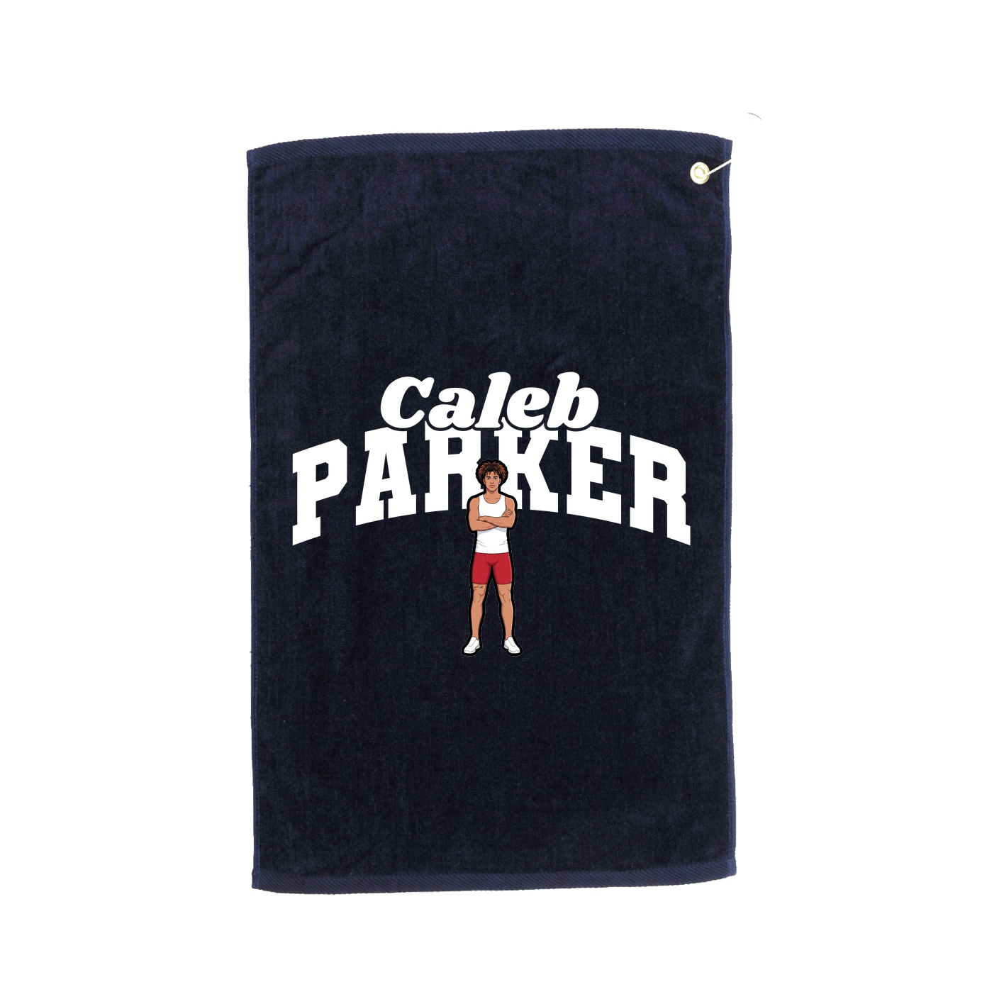 Golf Towel — Signature Arch in Navy
