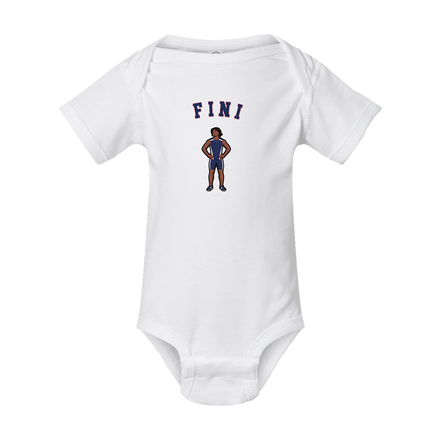 Baby Onesie — Shirsey Arch in White