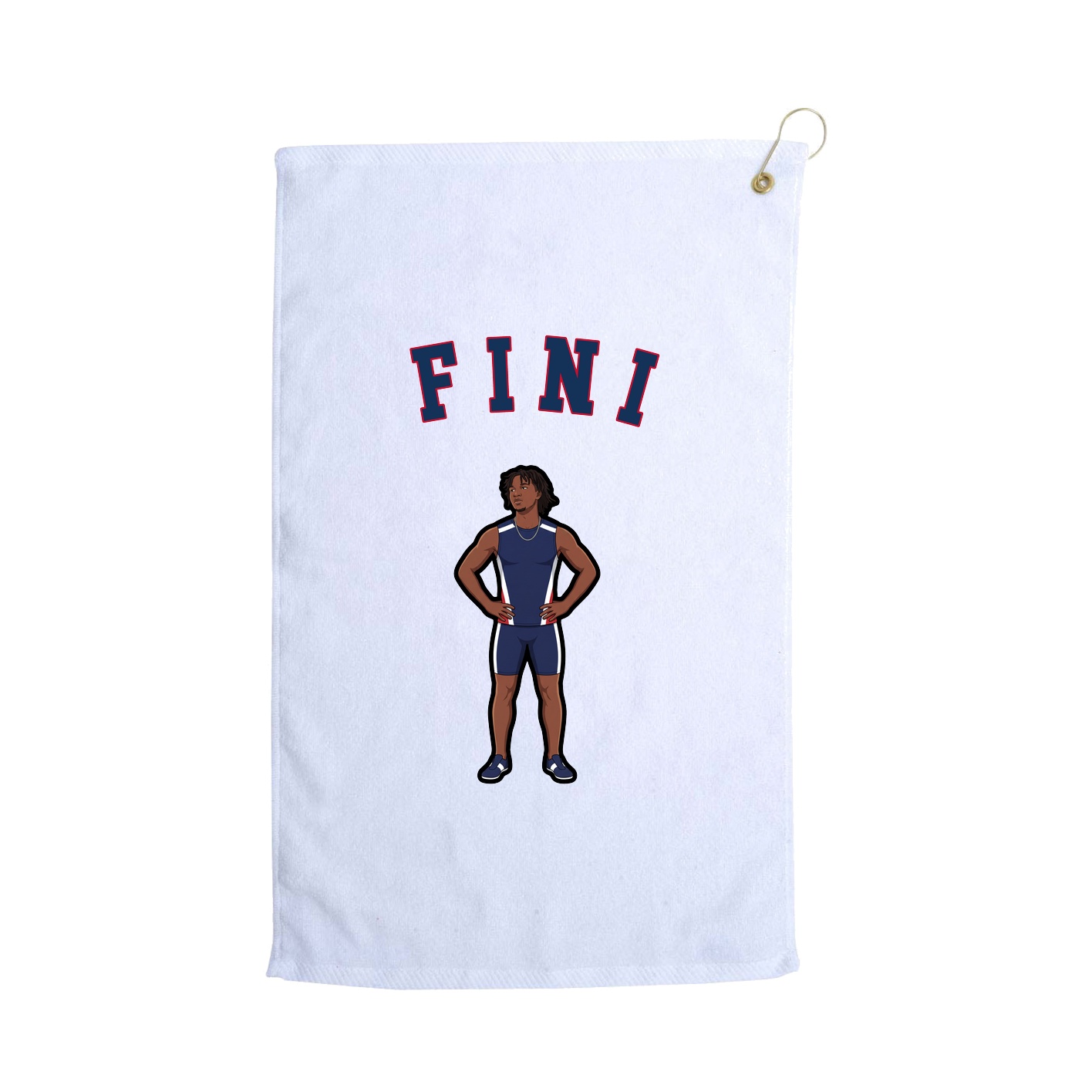 Golf Towel — Shirsey Arch in White