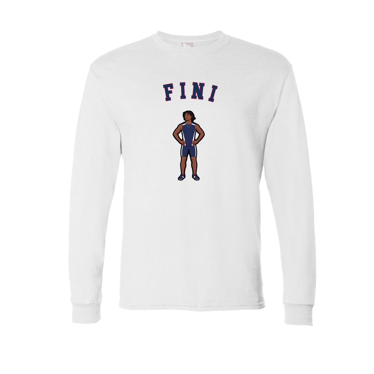 Long Sleeve Tee — Shirsey Arch in White
