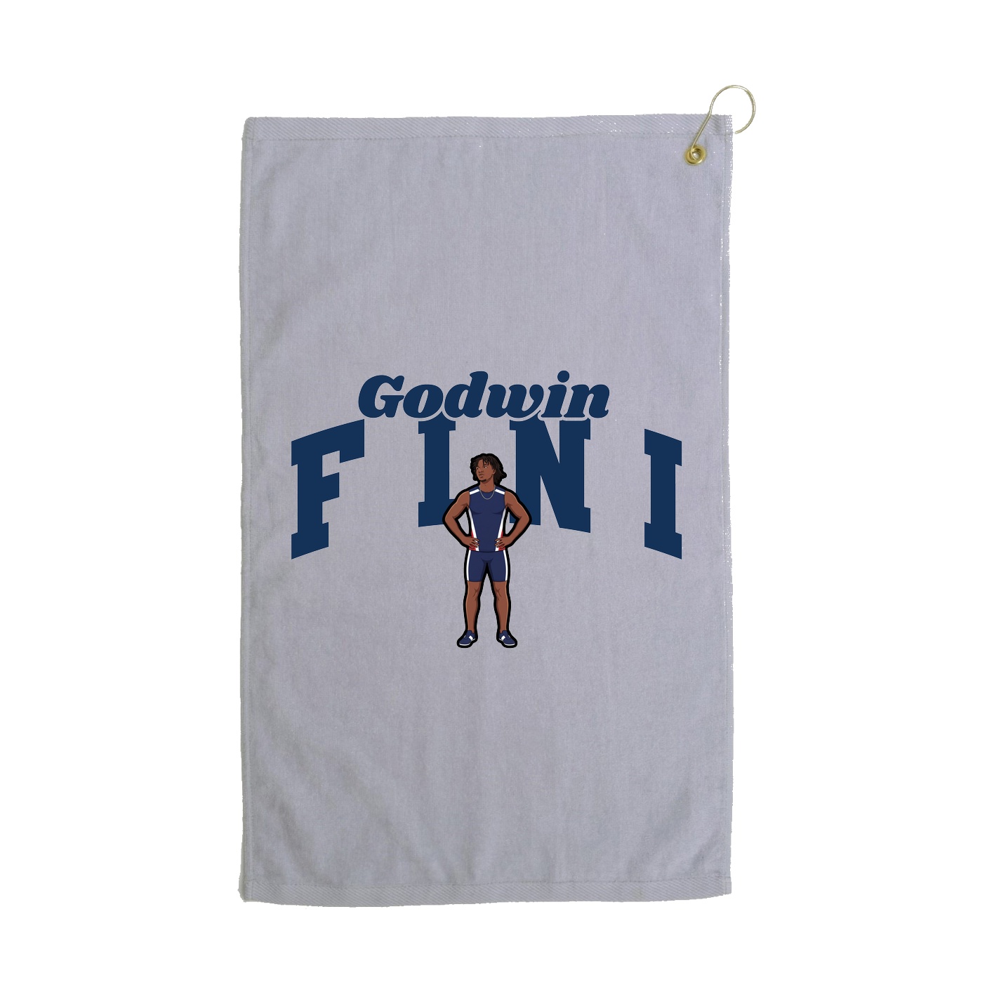 Golf Towel — Signature Arch in Grey