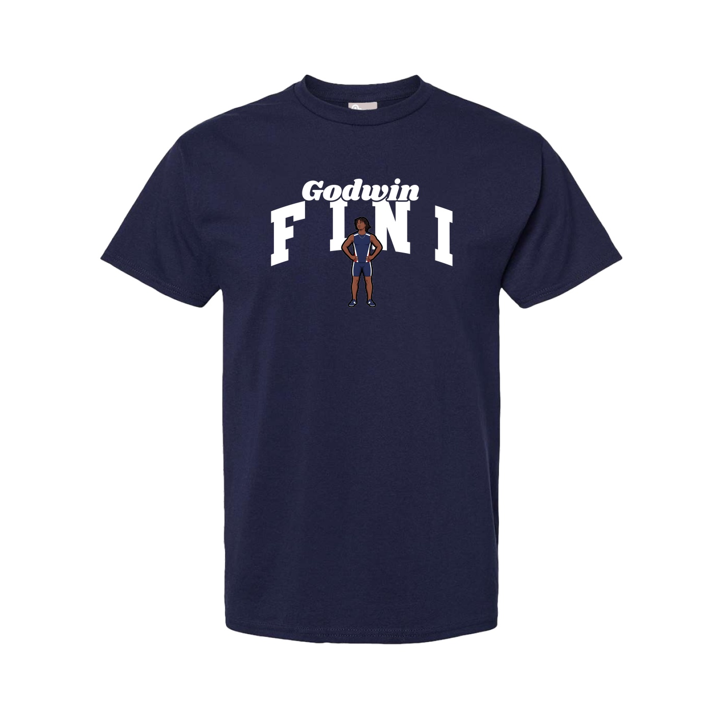 Tee — Signature Arch in Navy
