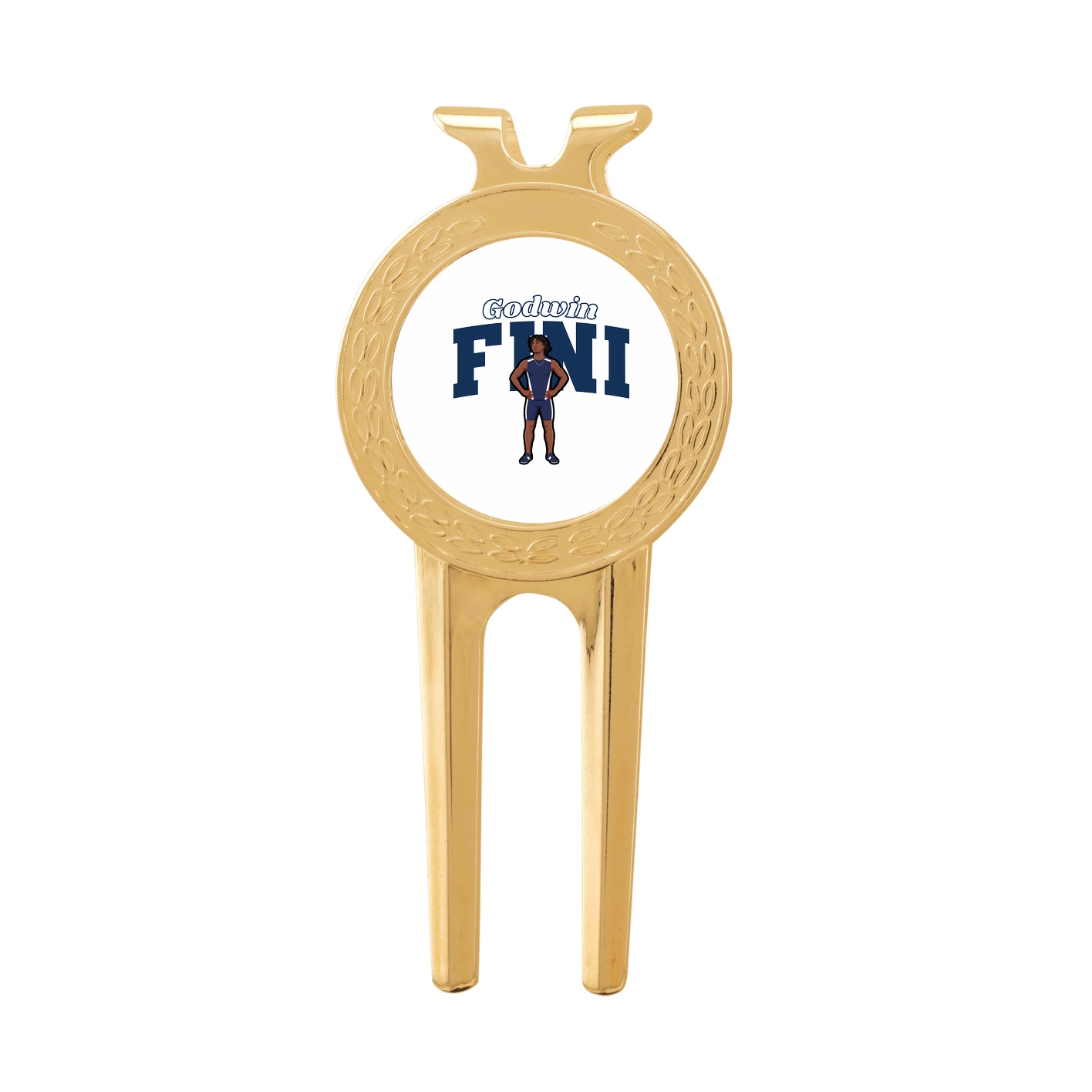 Divot Tool with Ball Marker — Name Arch in Classic