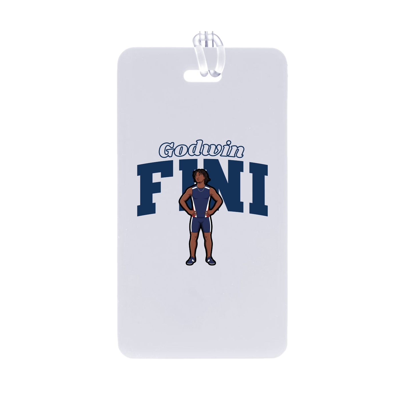 Bag Tag — Name Arch in Classic