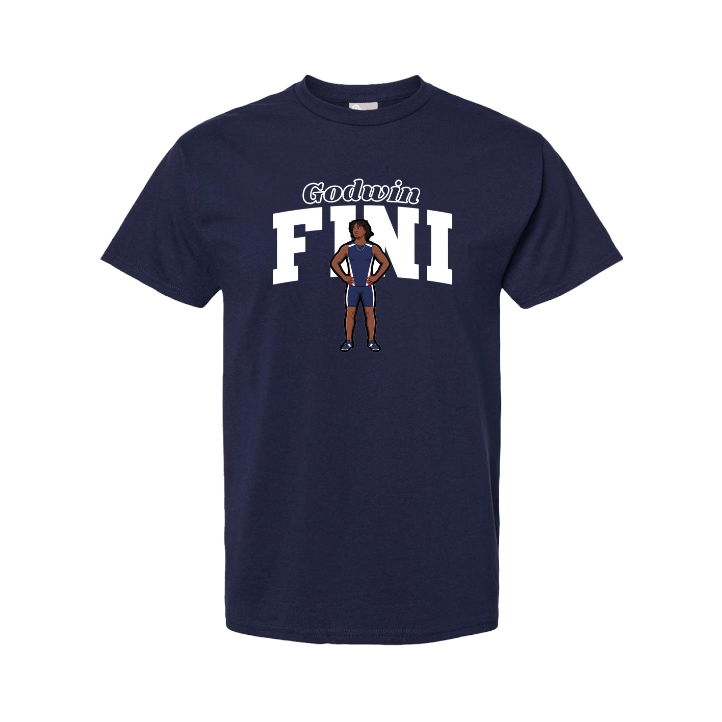Tee — Name Arch in Navy