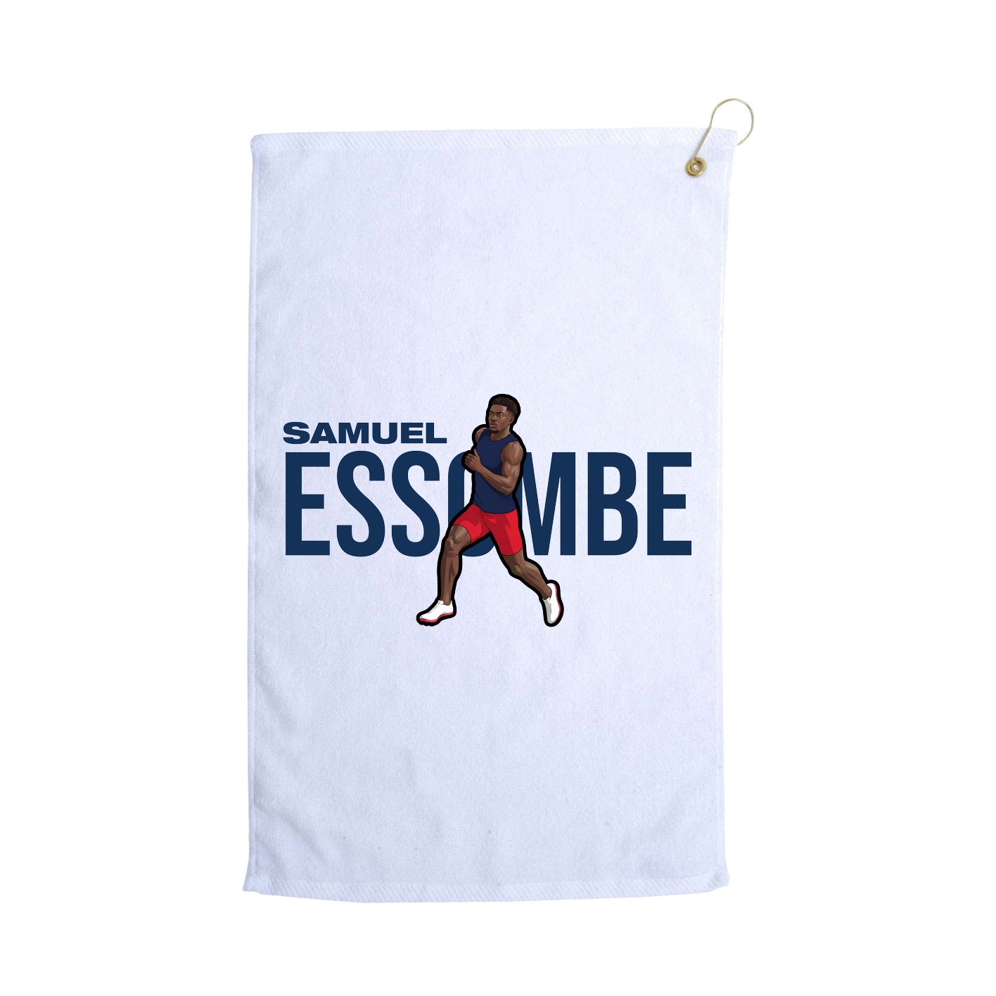 Golf Towel — Player Name in White
