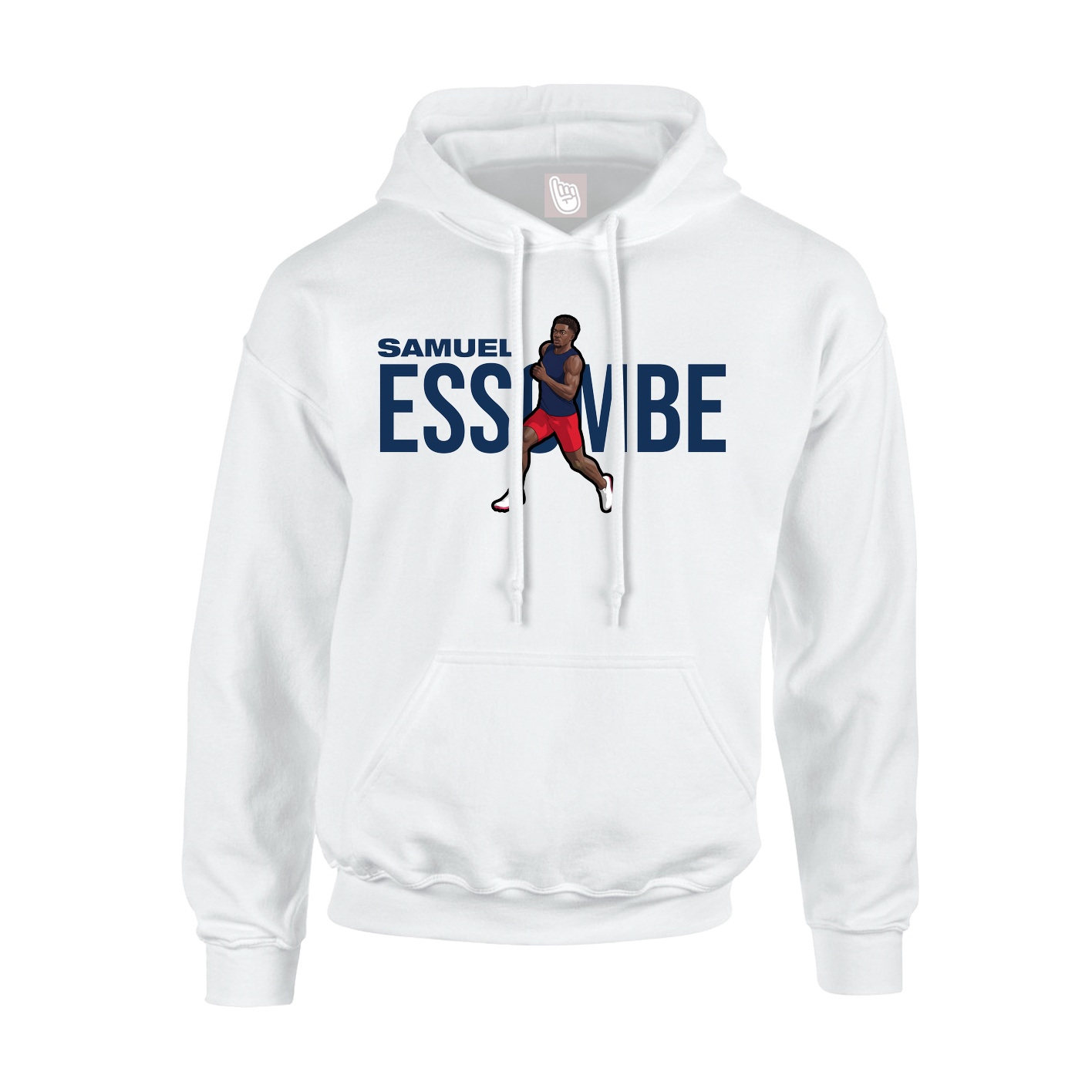 Youth Hoodie — Player Name in White