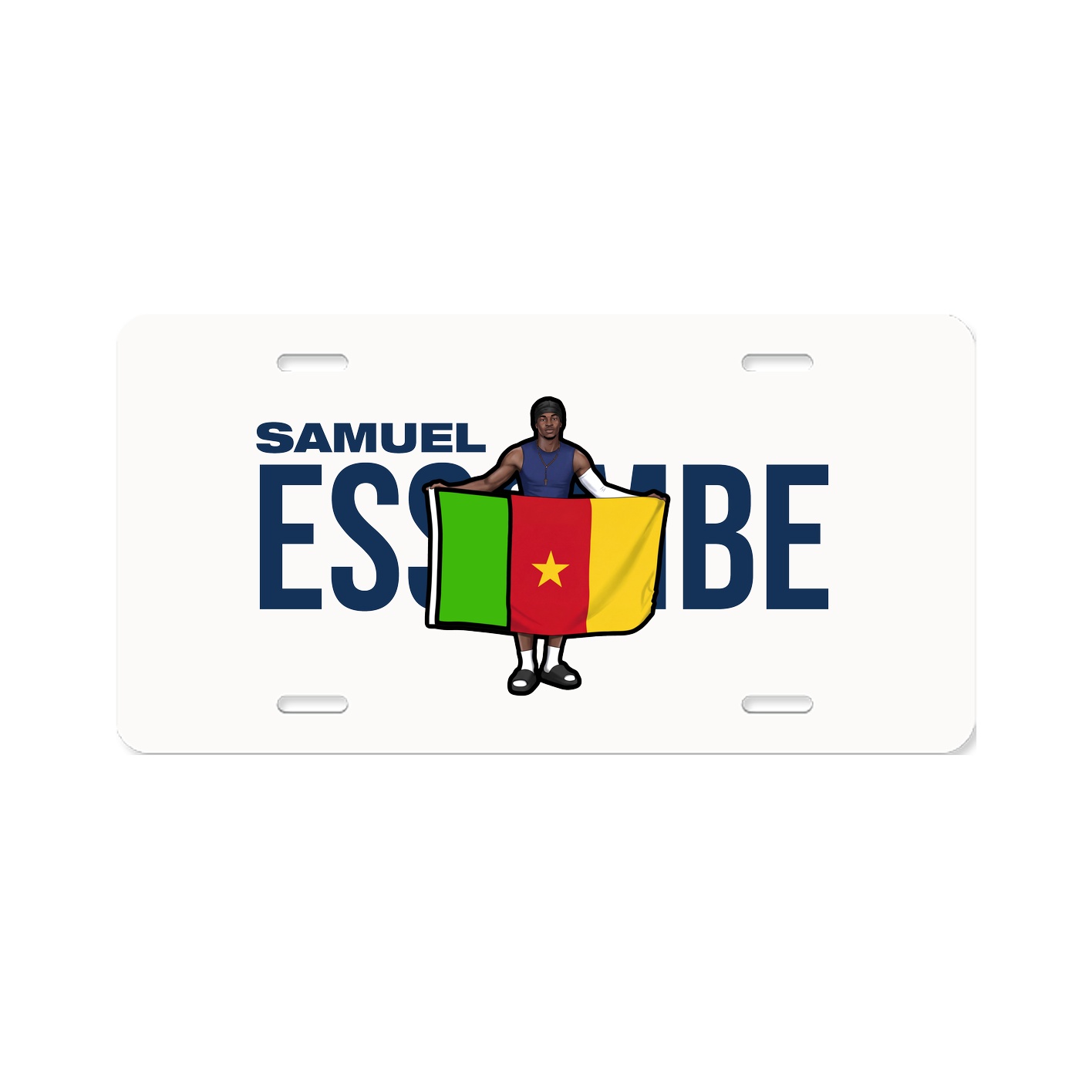 License Plate — Player Name in Classic