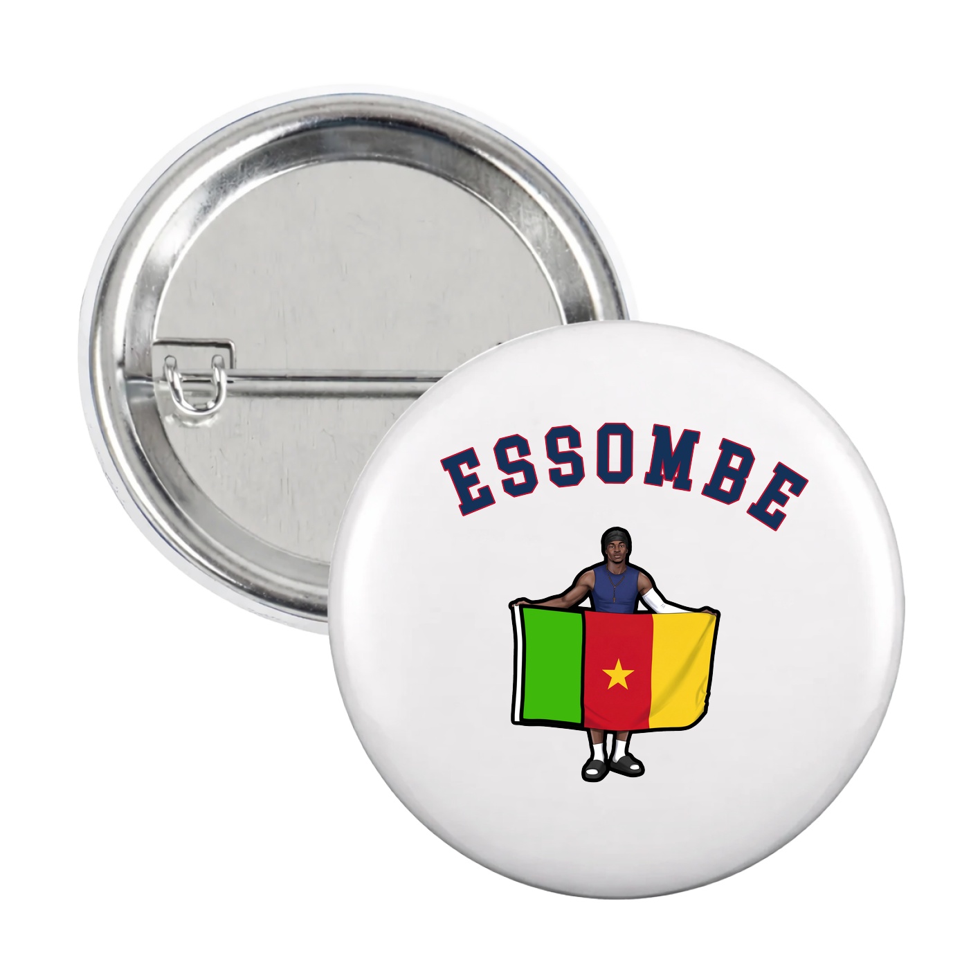 Game Day Button — Shirsey Arch in White