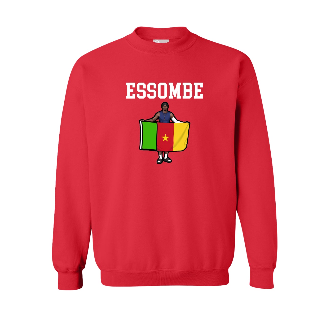 Fleece Crew — Shirsey in Red