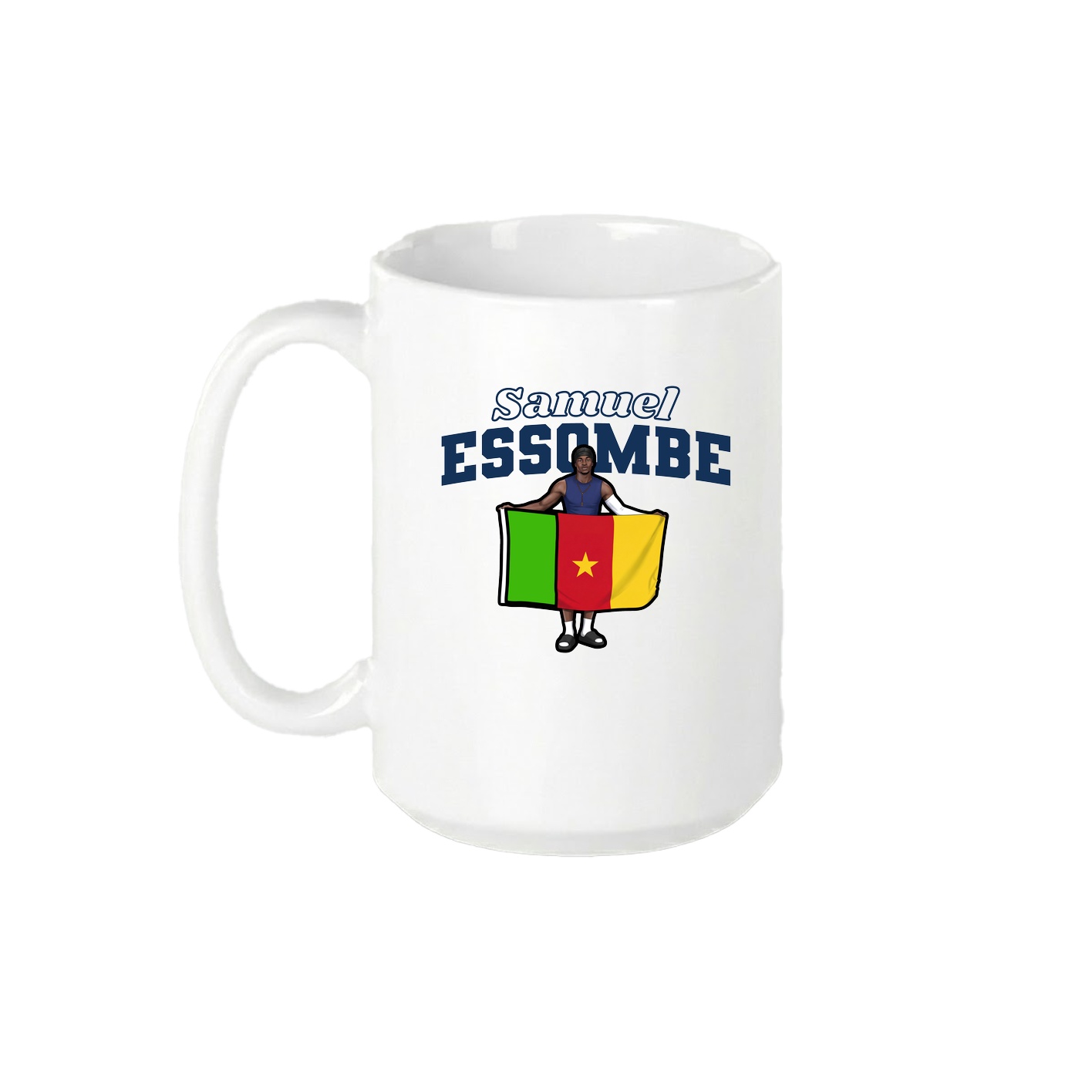15oz Coffee Mug — Name Arch in White